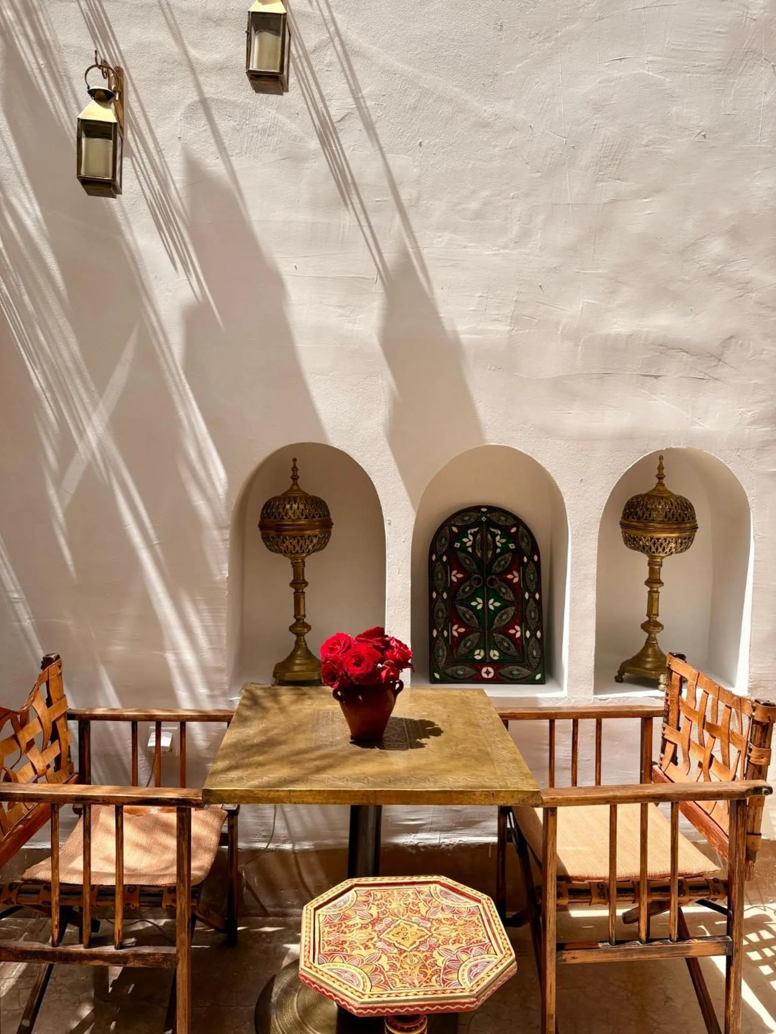 Living room in Riad la Cigale