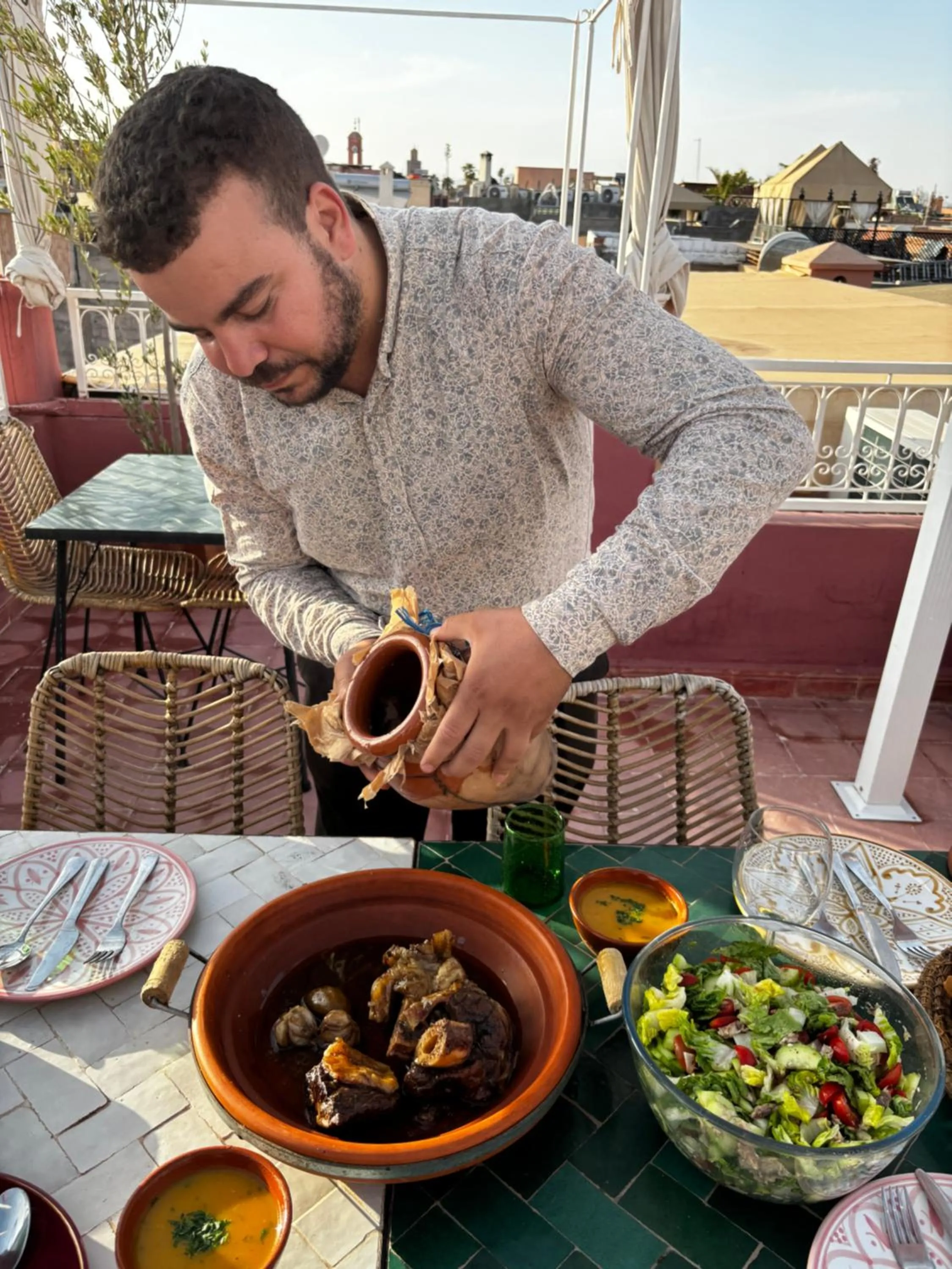 Restaurant/places to eat in Riad la Cigale