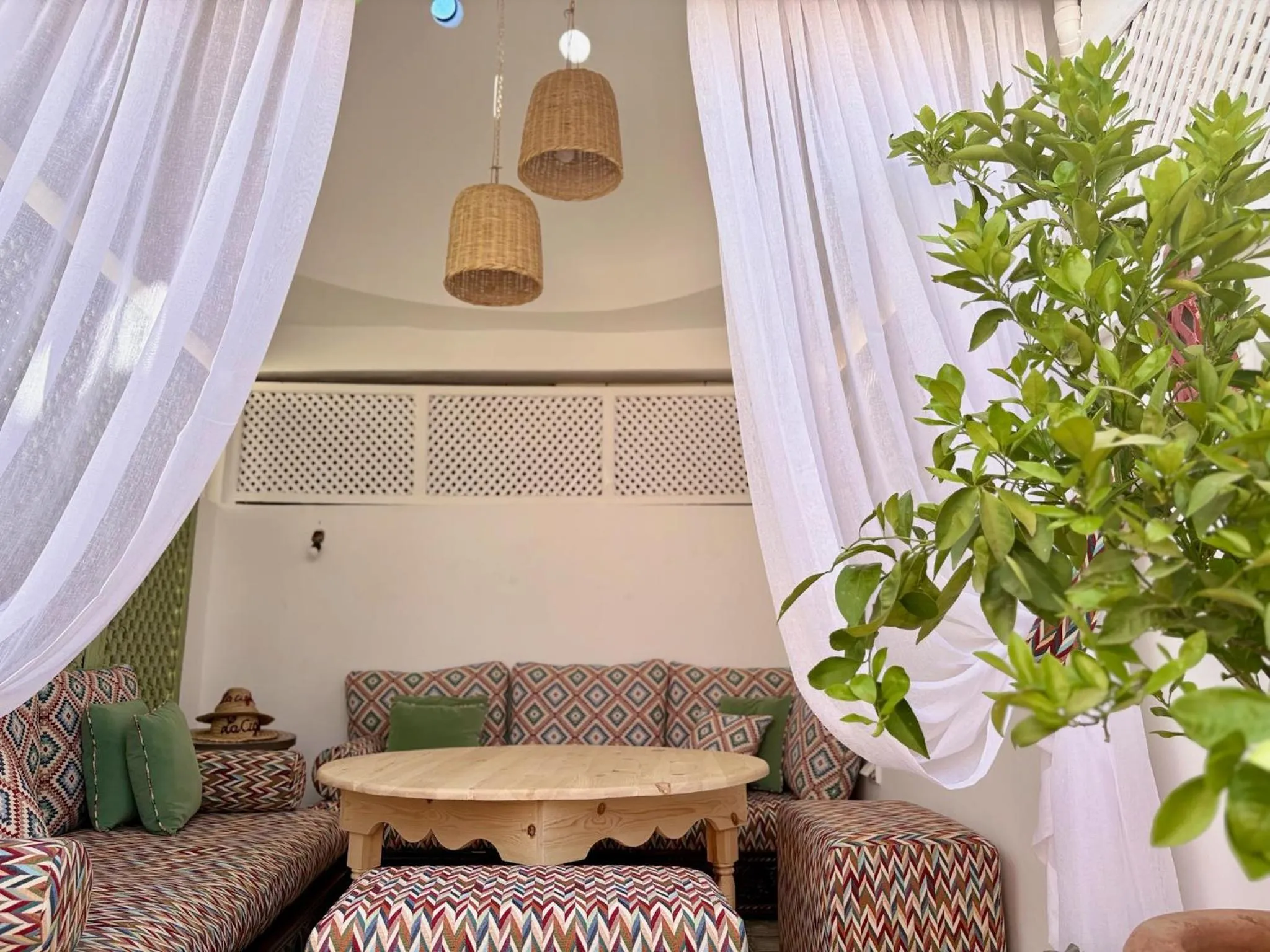 Balcony/Terrace in Riad la Cigale