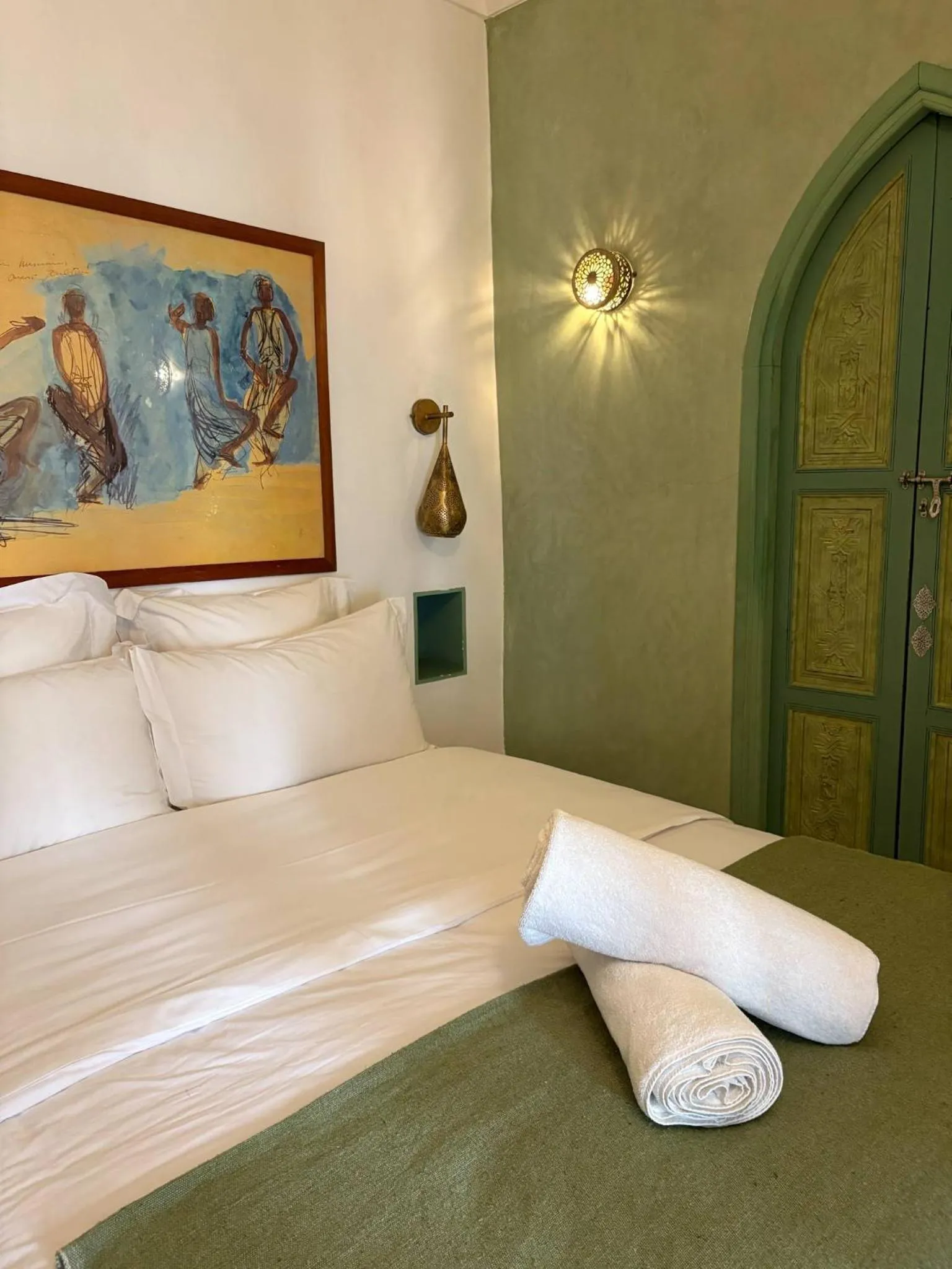 Bedroom, Bed in Riad la Cigale