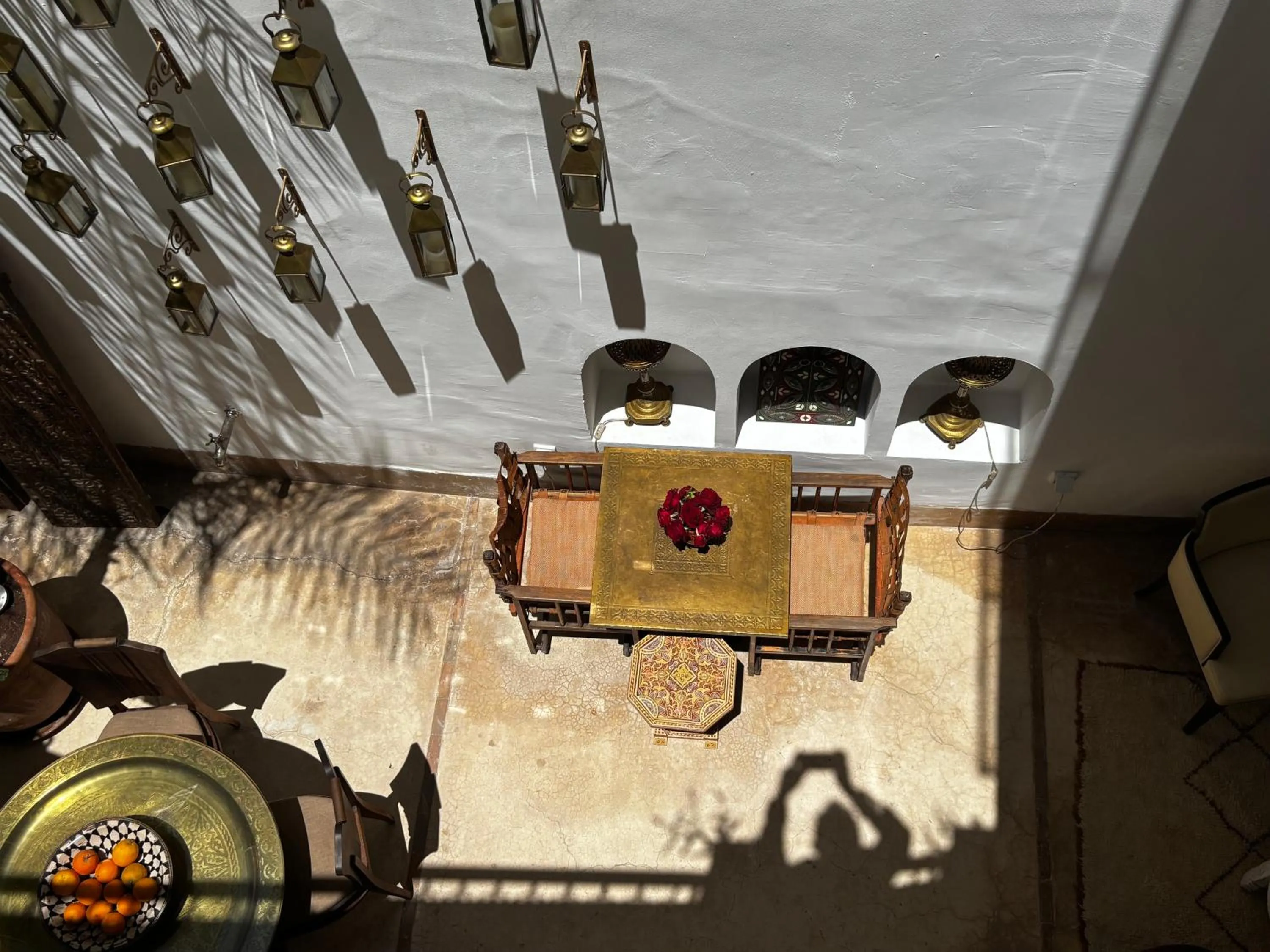 Living room in Riad la Cigale