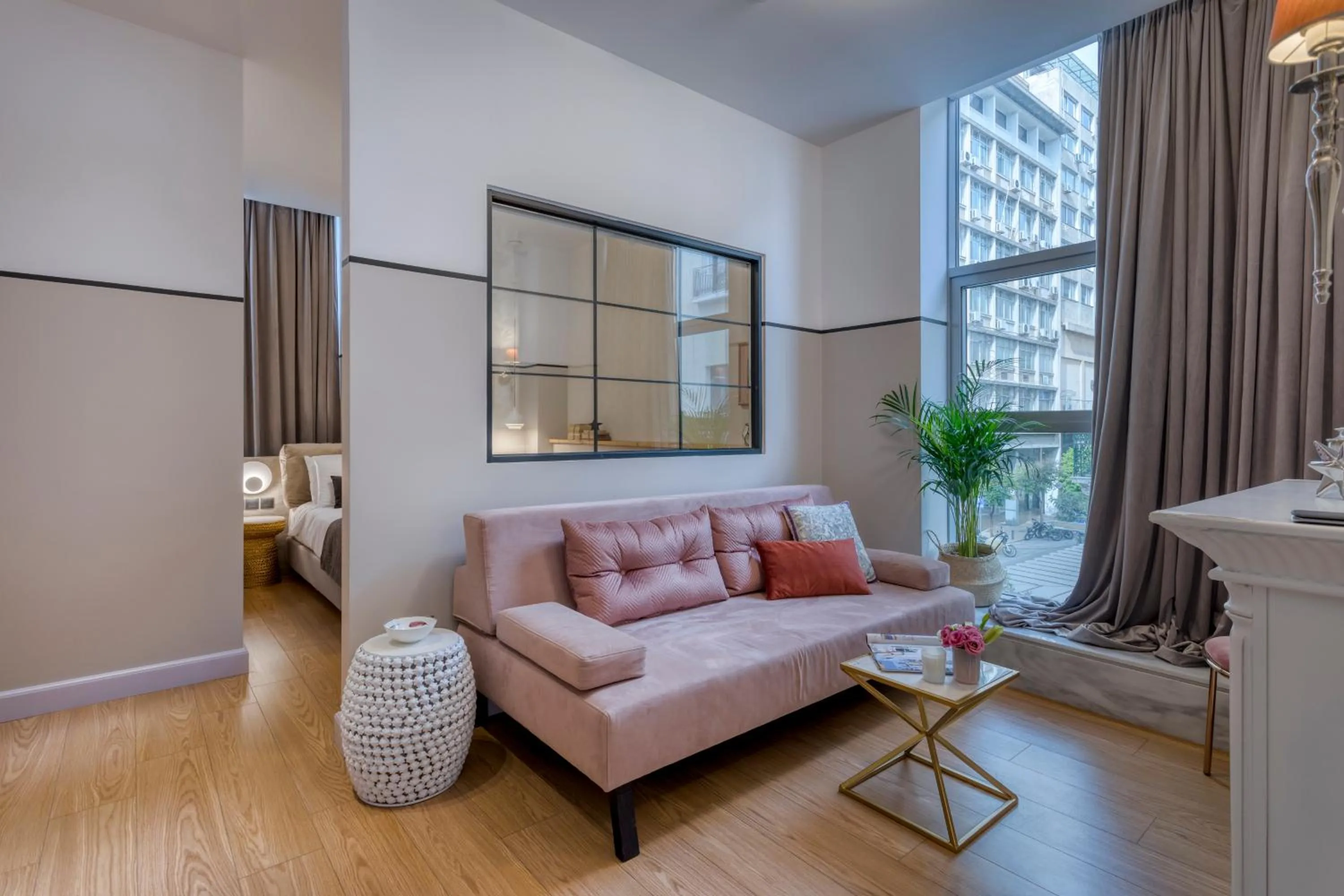 Living room in The Pinnacle Athens