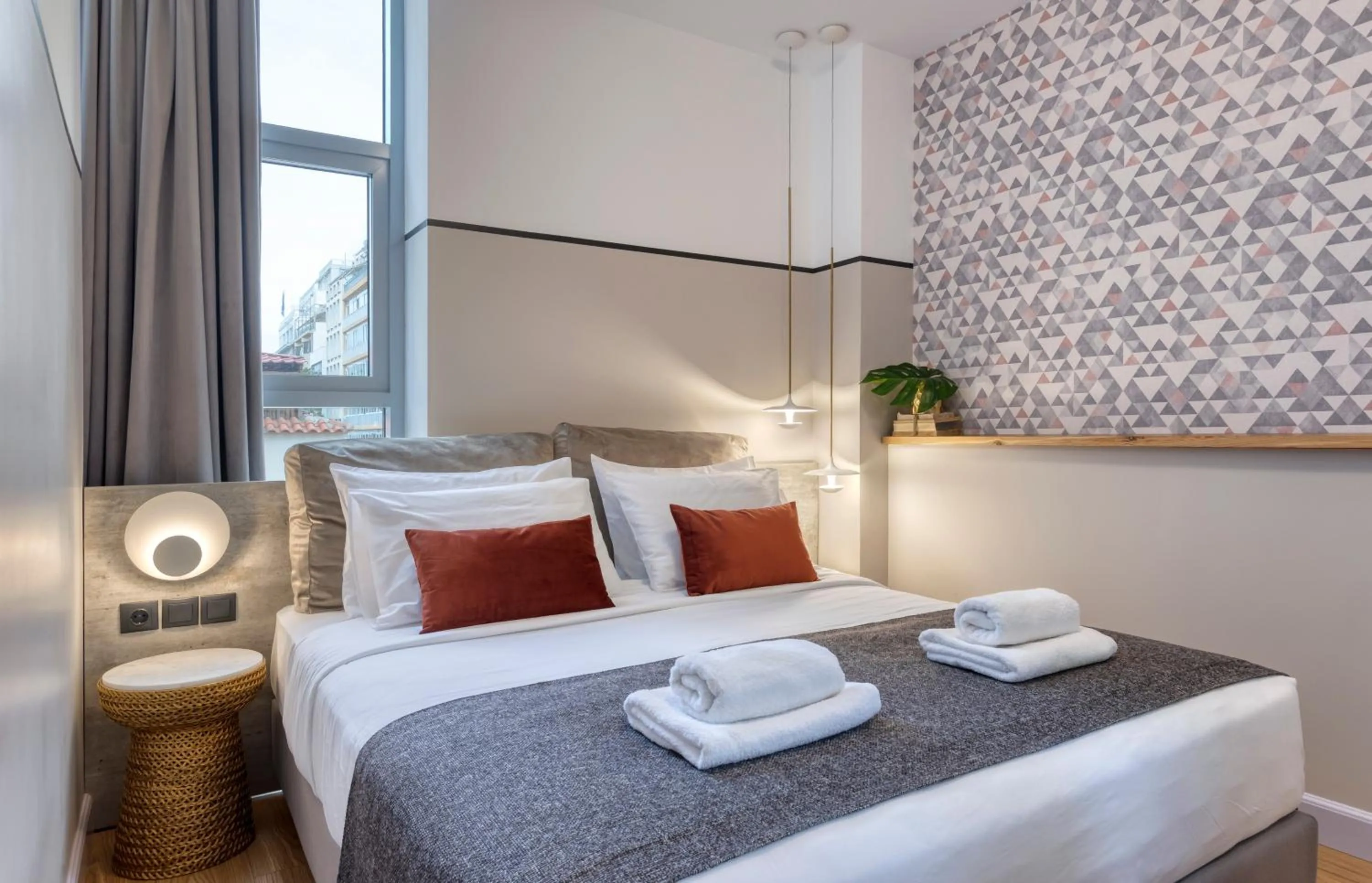 Bed in The Pinnacle Athens