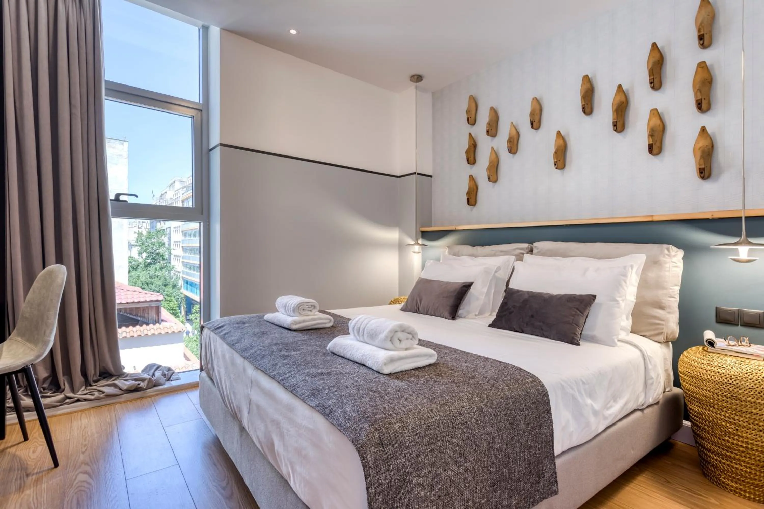 Bed in The Pinnacle Athens