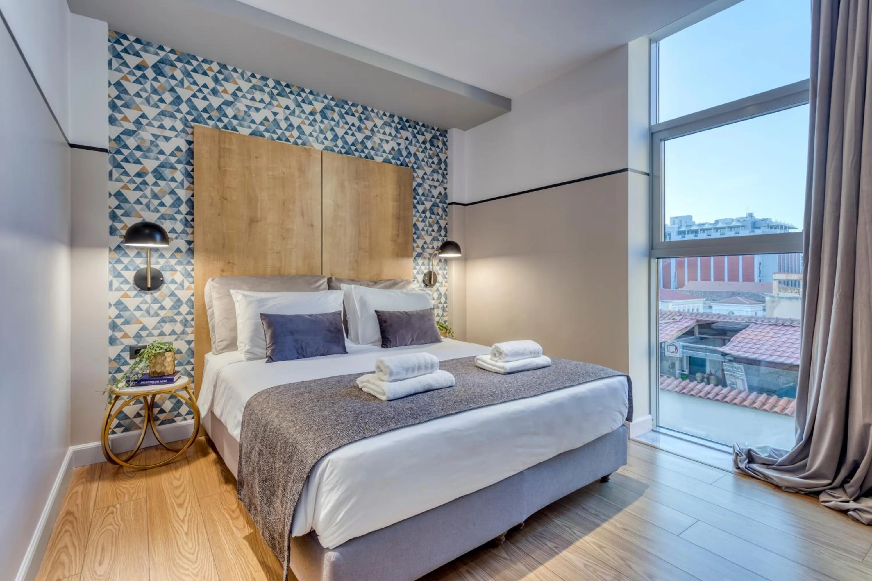 Bed in The Pinnacle Athens