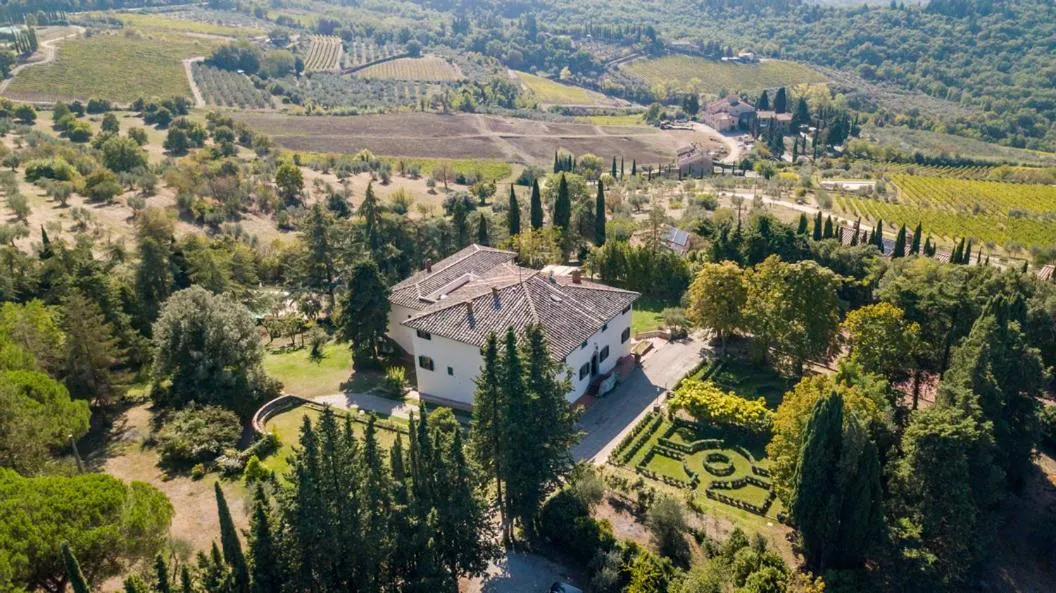 Bird's eye view in Agriturismo Villa Godenano - Pool&Restaurant