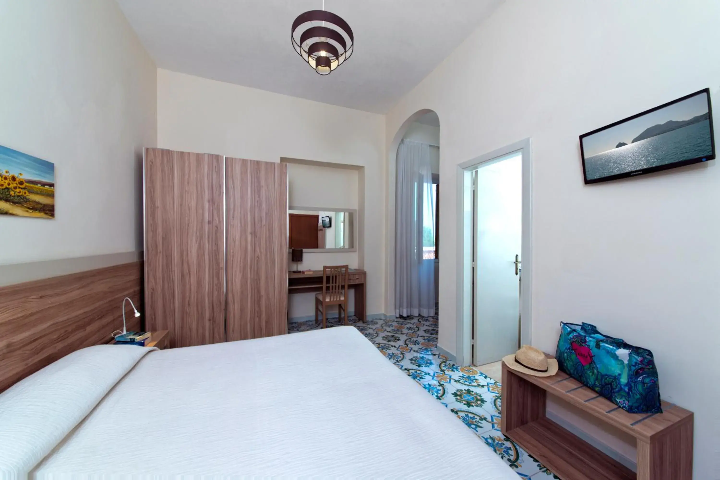 Triple Room with Sea View in Hotel Casa Di Meglio Triple Room with Sea View in Hotel Casa Di Meglio