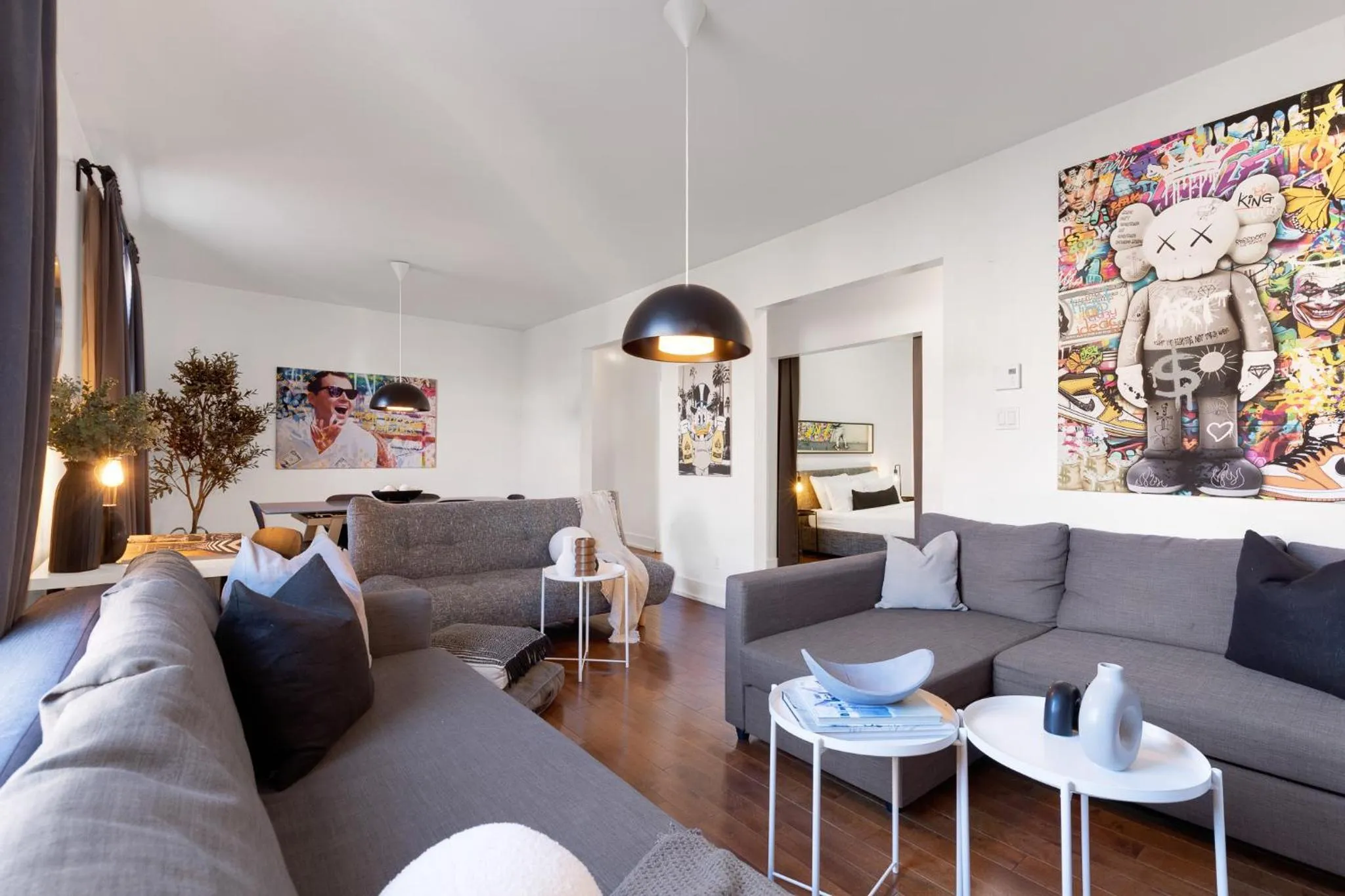 Living room in LiV MTL Chic