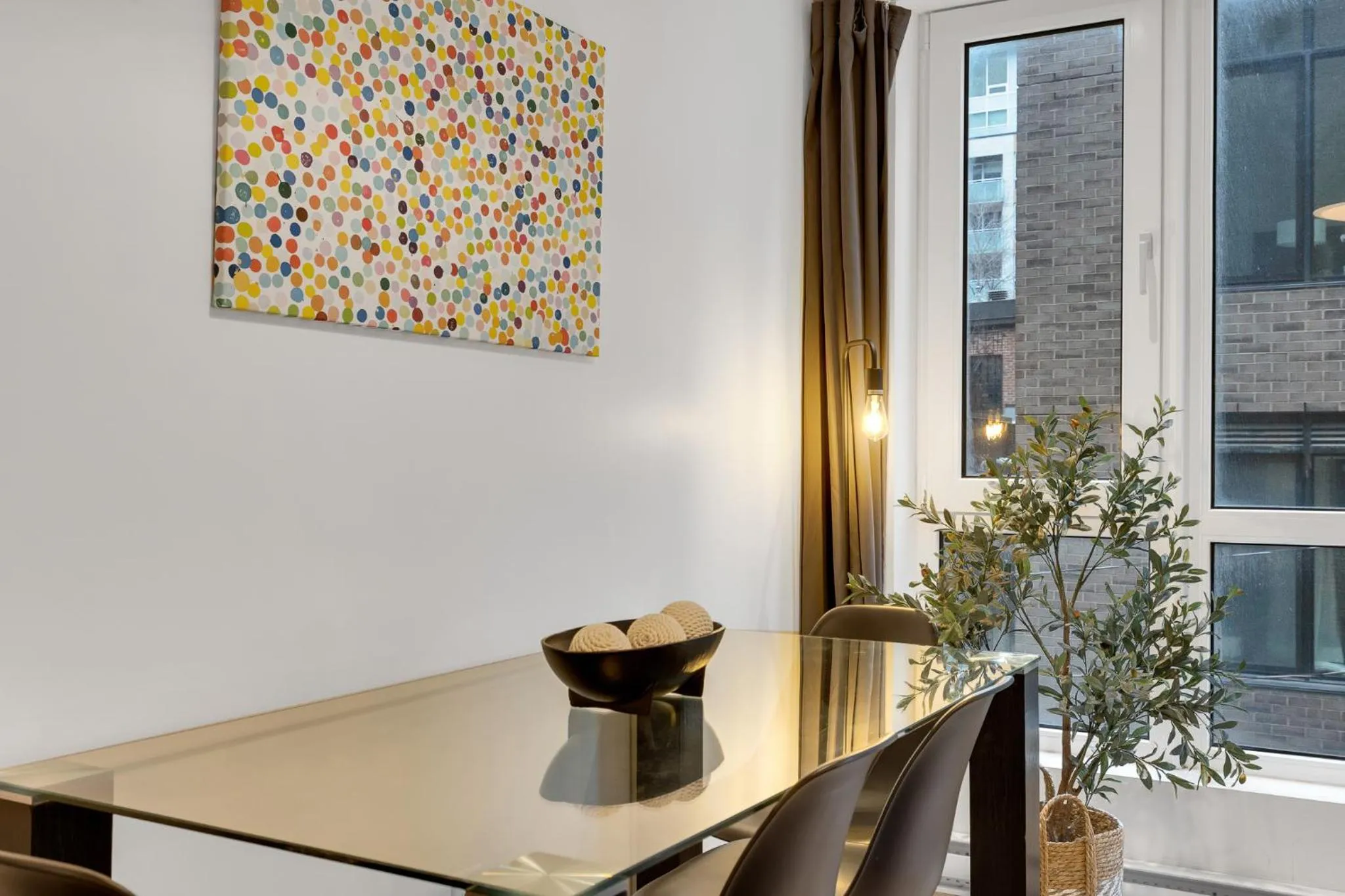 Living room in LiV MTL Downtown