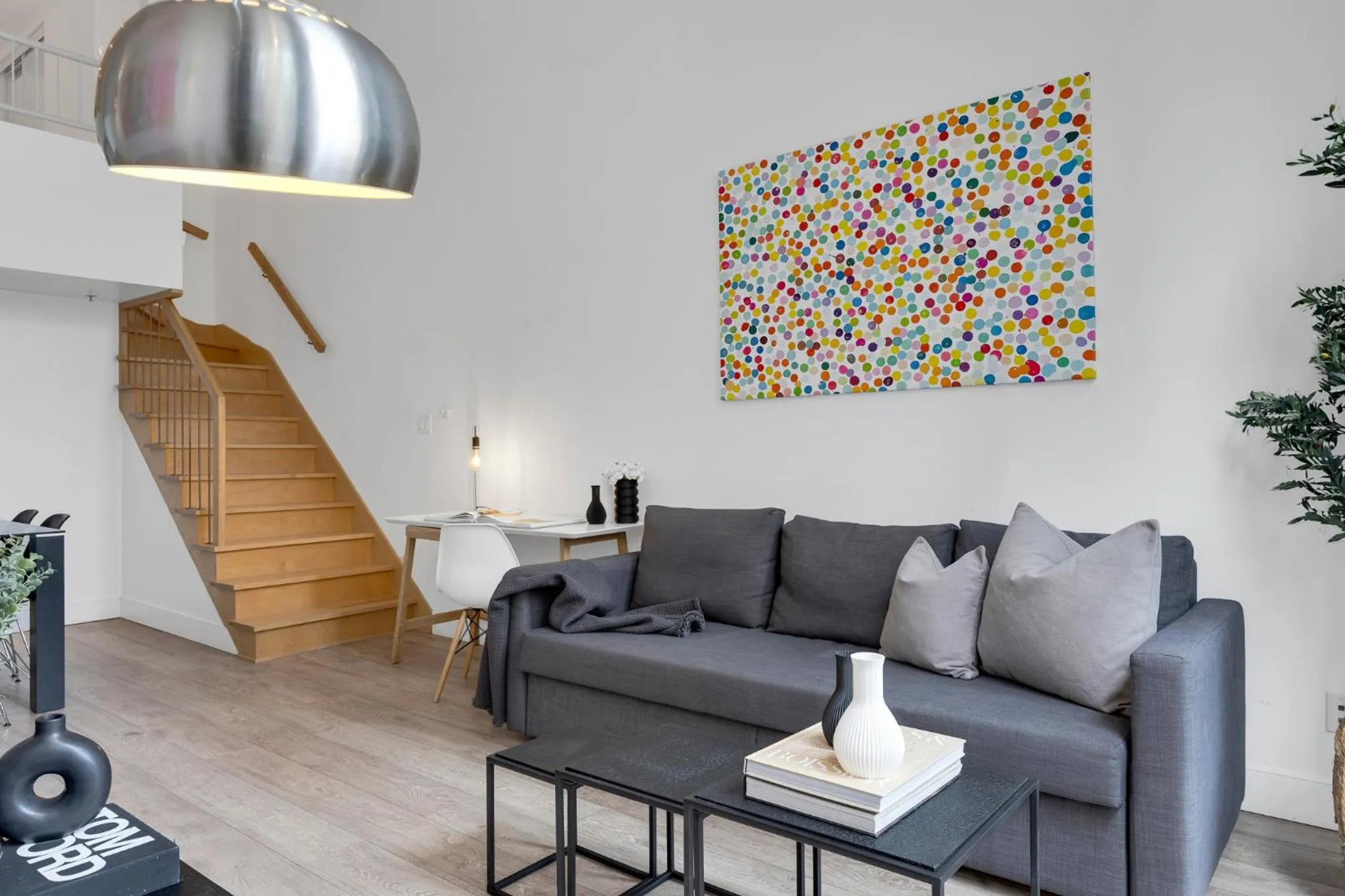 Living room in LiV MTL Downtown