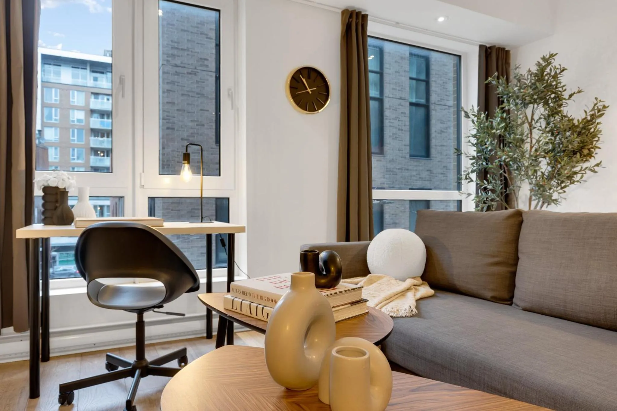 Living room in LiV MTL Downtown