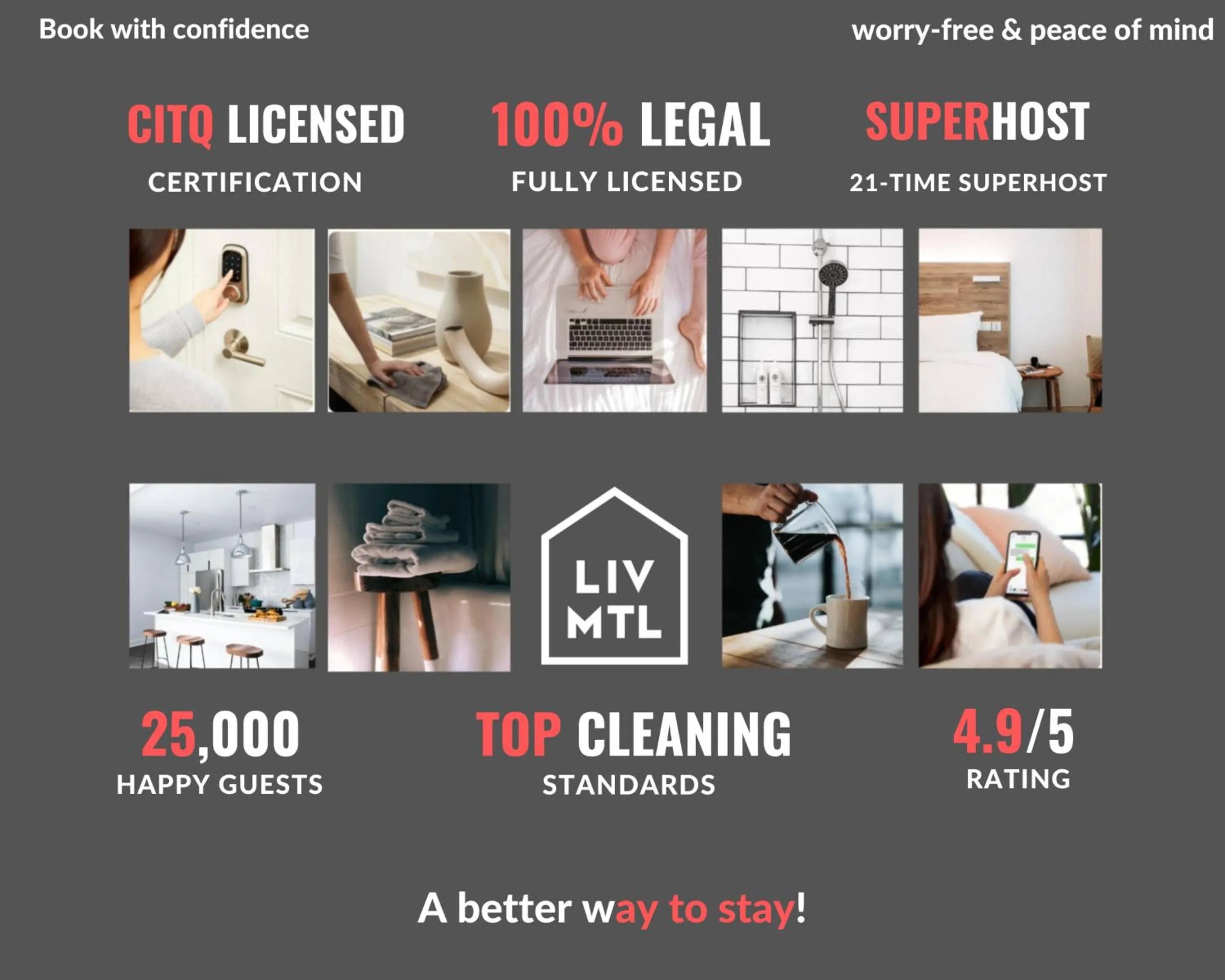 Logo/Certificate/Sign in LiV MTL Downtown