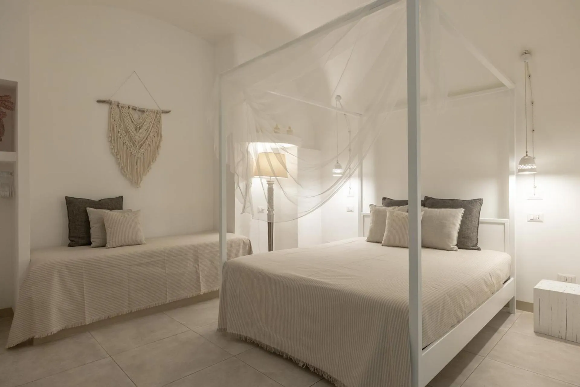Bed in Palmieri Luxury Rooms