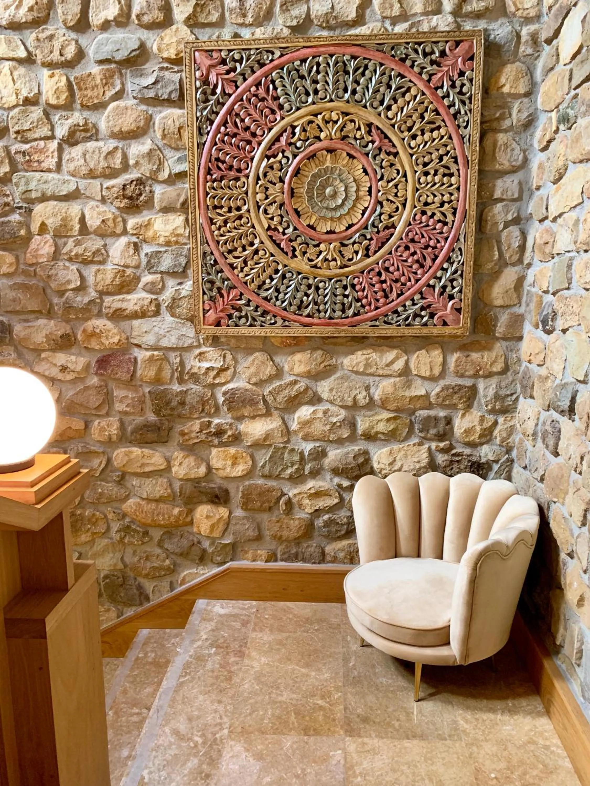 Decorative detail in Akla Hotel Suites Valles Pasiegos