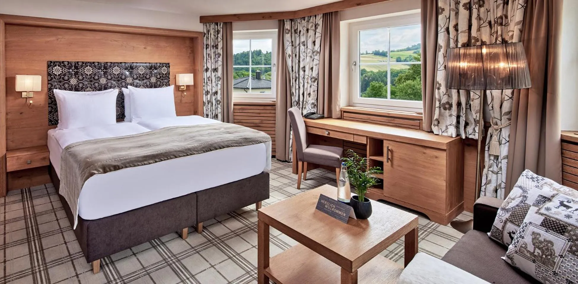 Photo of the whole room, Bed in Wellness- & Sporthotel Jagdhof