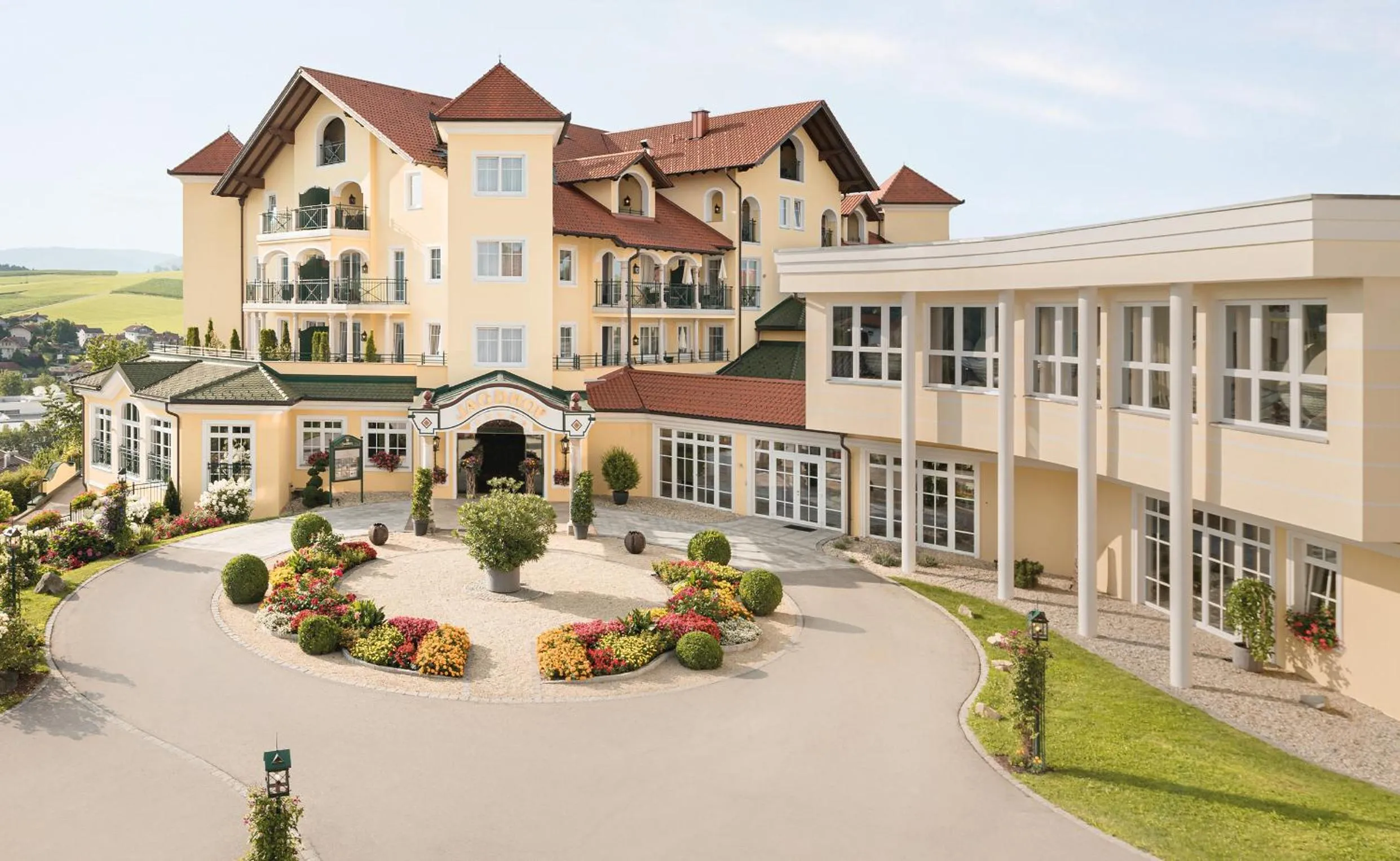 Facade/entrance in Wellness- & Sporthotel Jagdhof