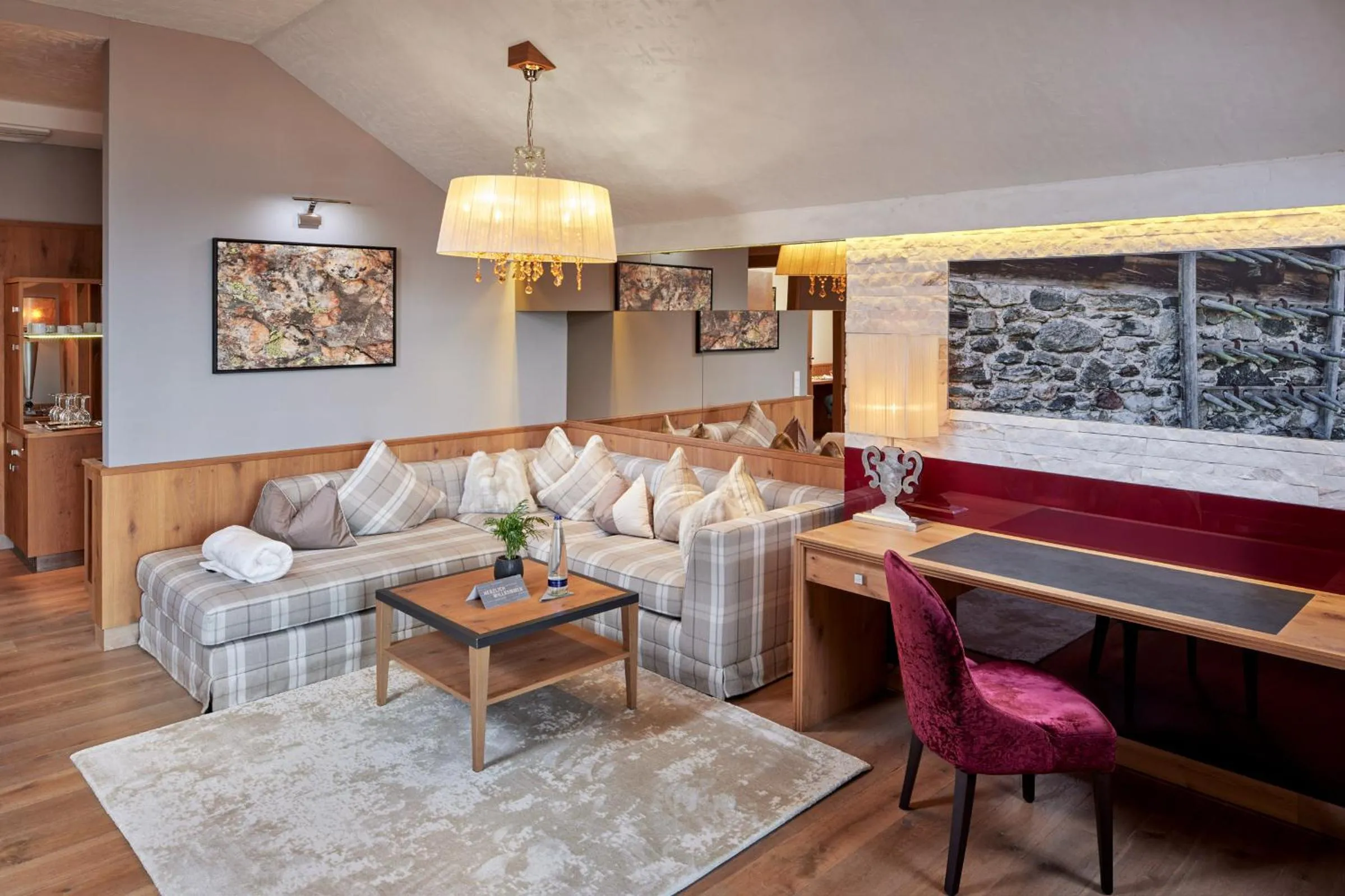 Living room in Wellness- & Sporthotel Jagdhof