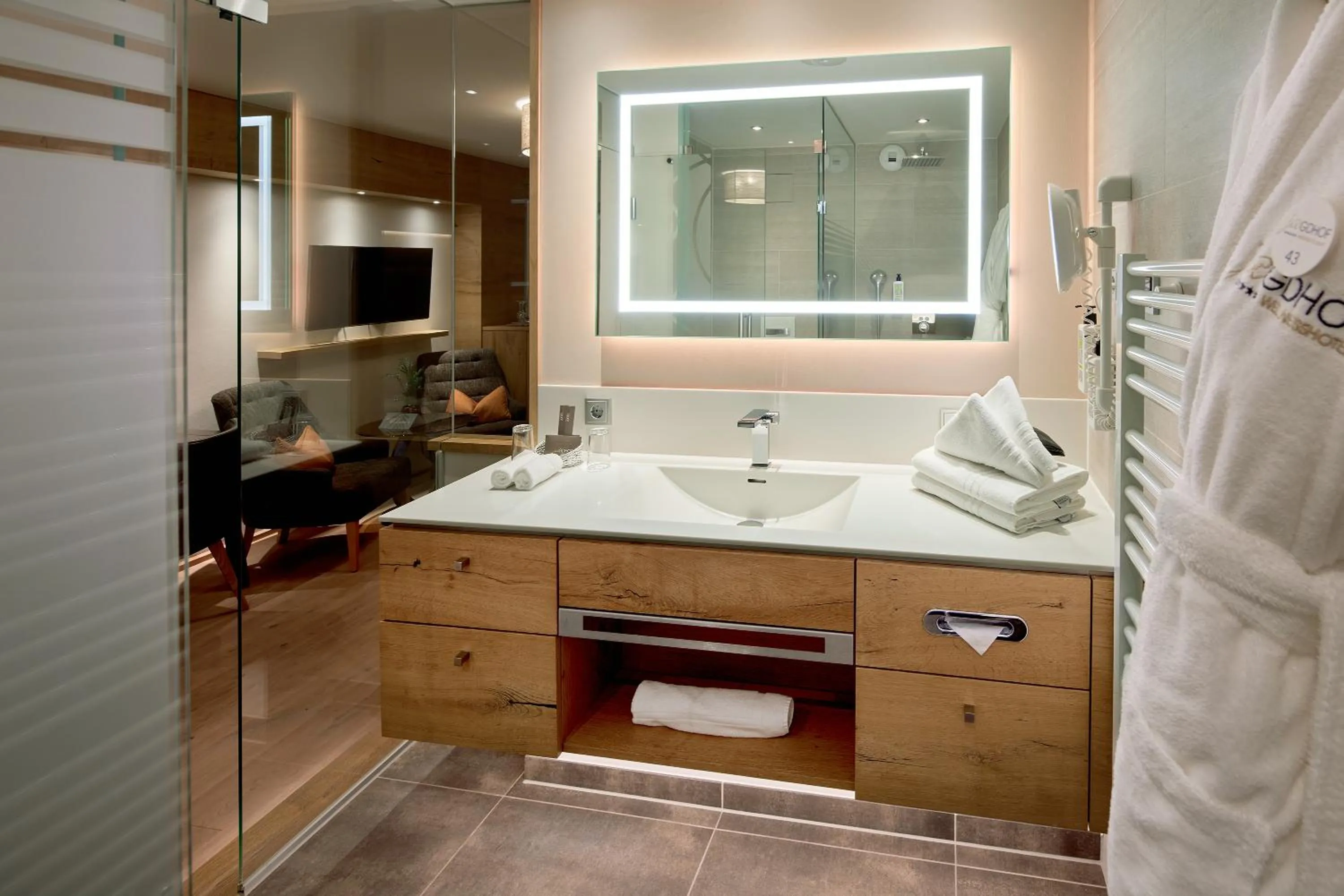 Bathroom in Wellness- & Sporthotel Jagdhof