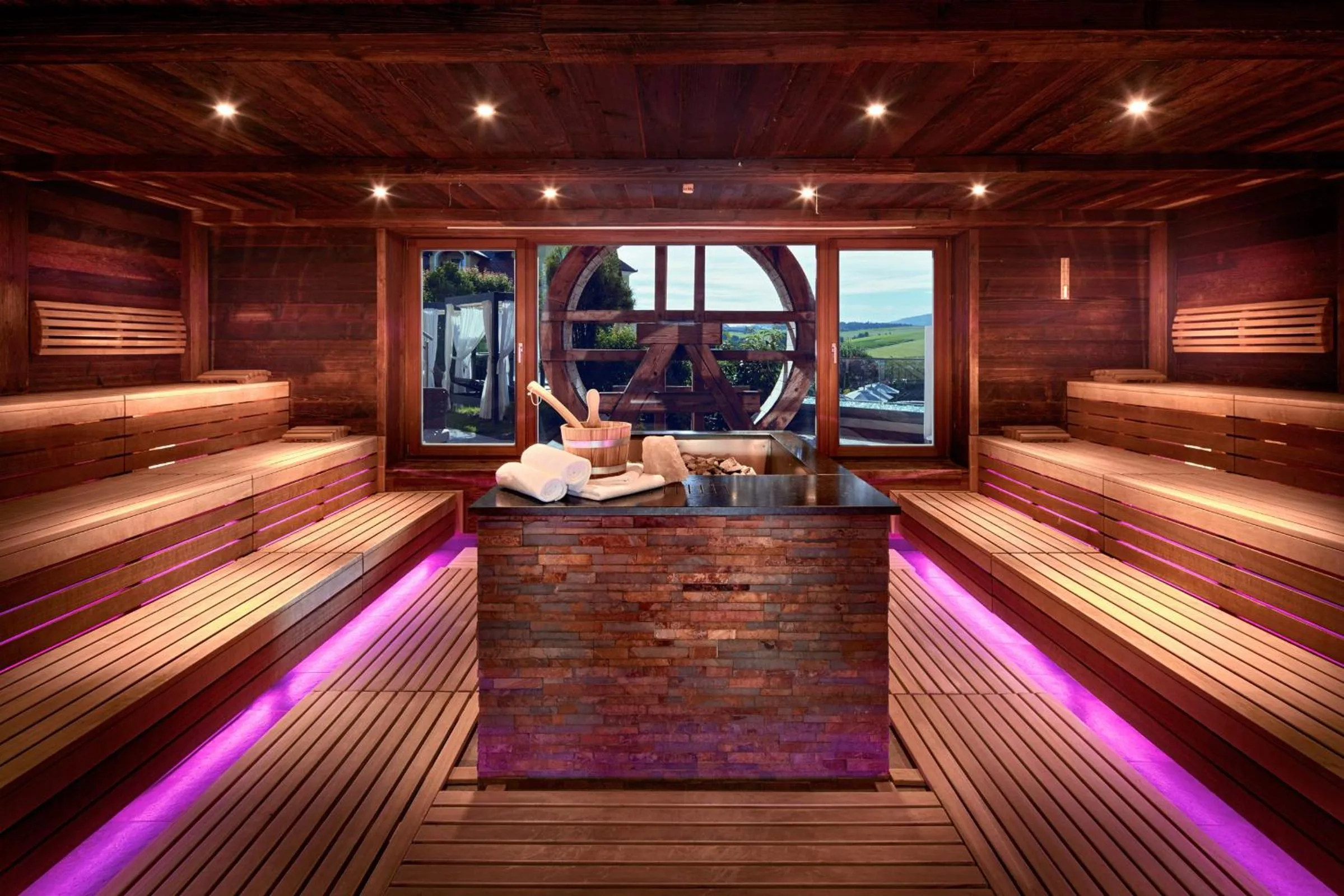 Sauna in Wellness- & Sporthotel Jagdhof
