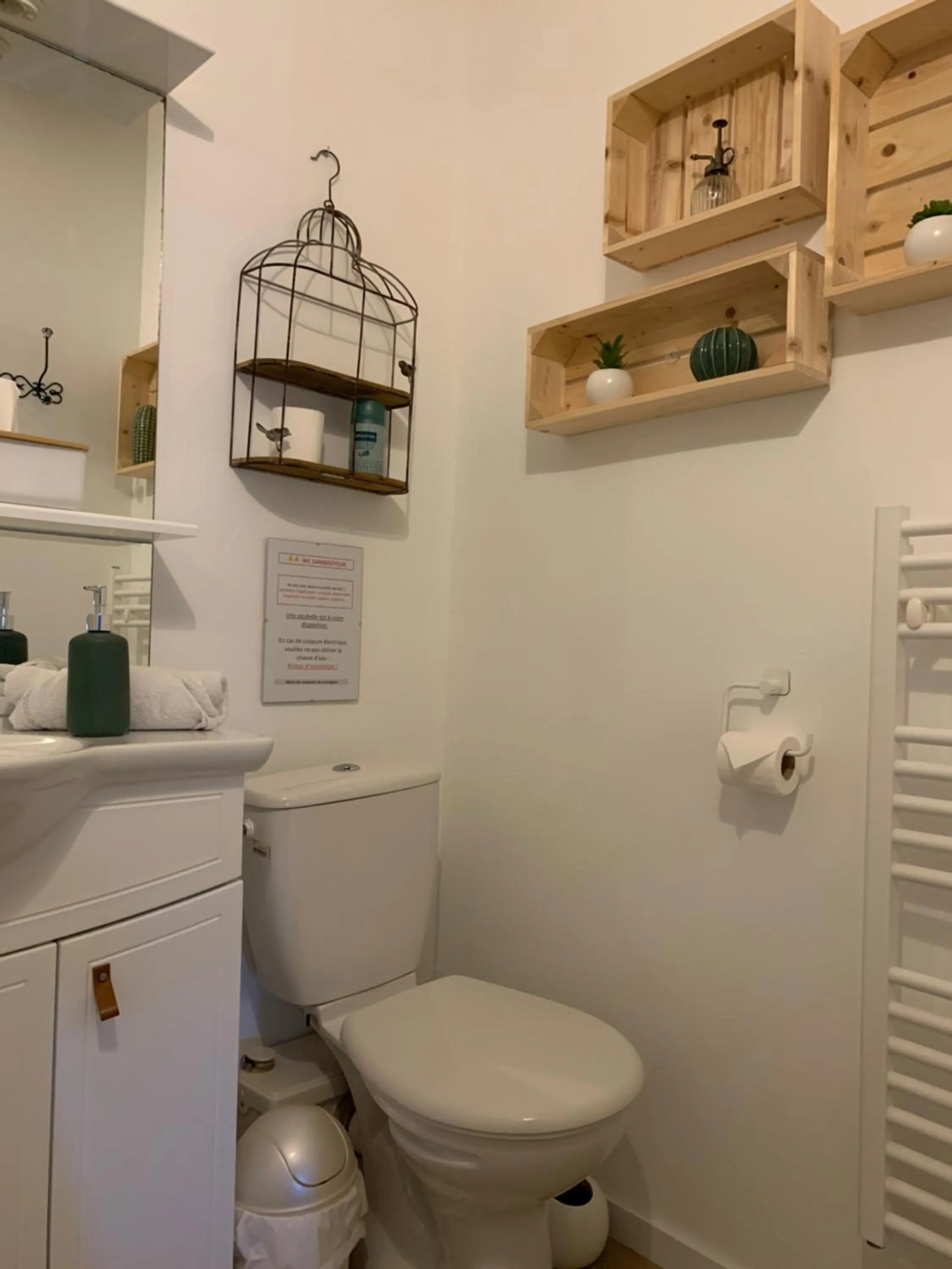 Toilet in Maison d'hôtes La Chabanaise - Marais Poitevin