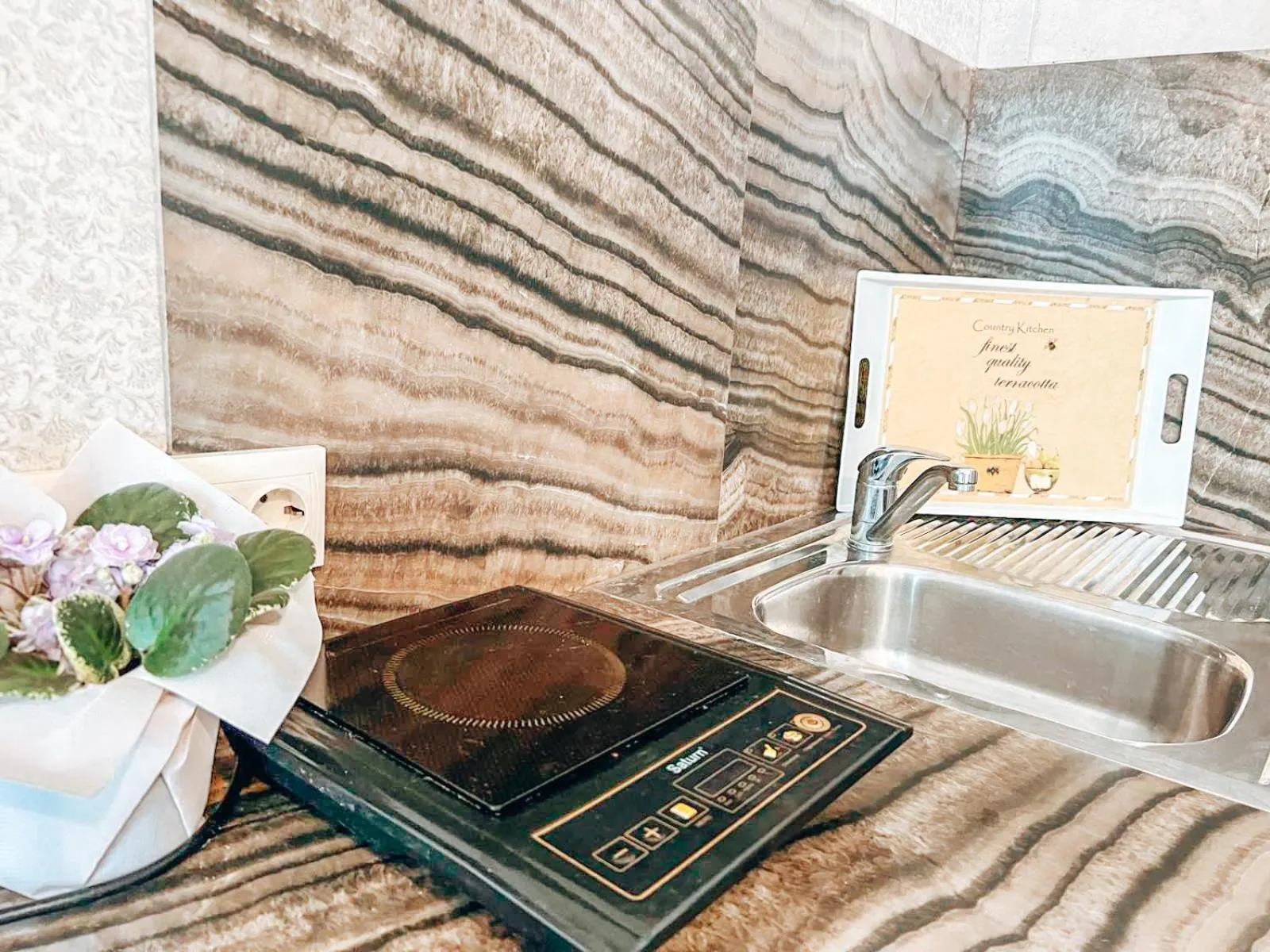 Kitchen or kitchenette in Pechersk House