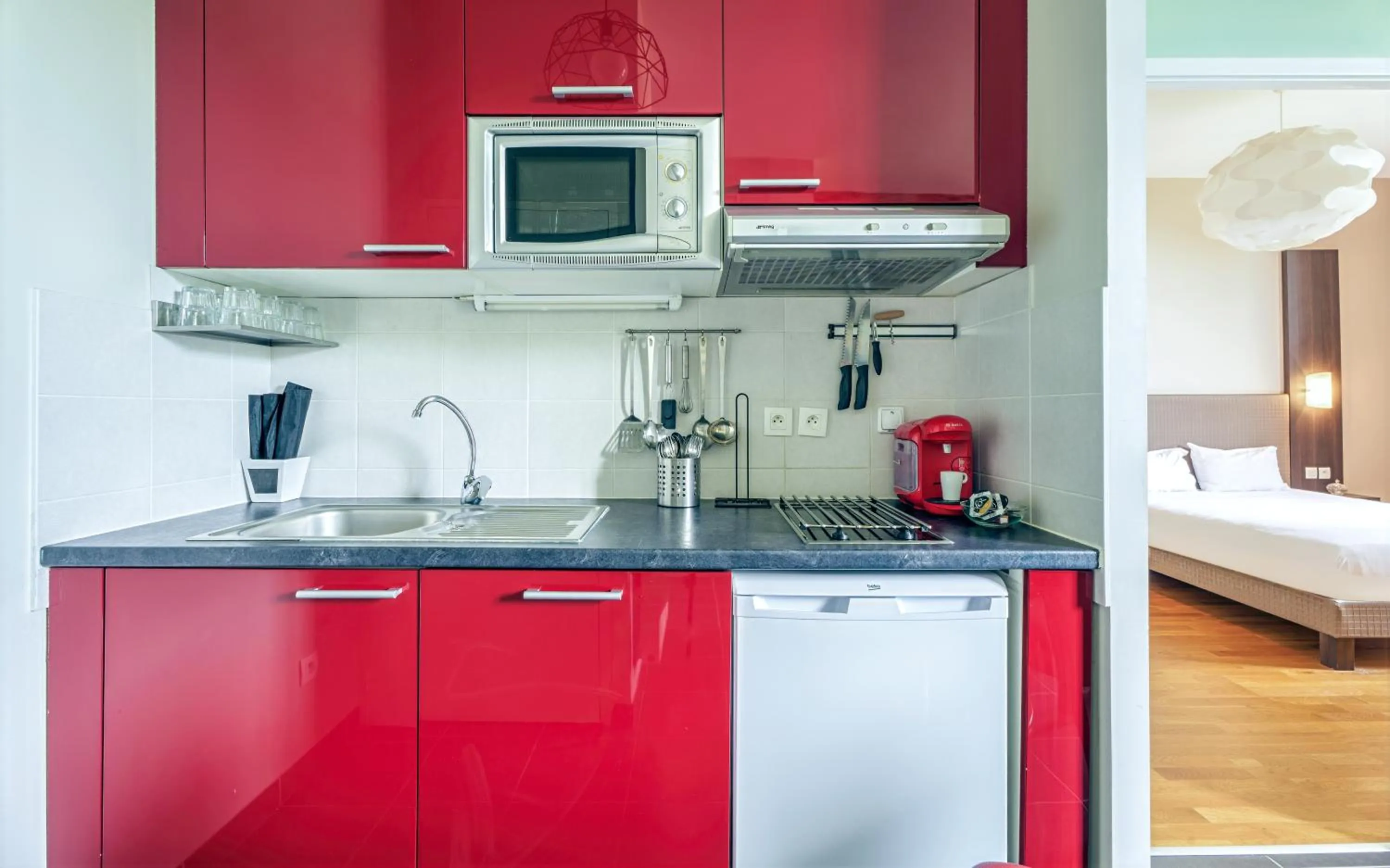 Kitchen or kitchenette in Tempologis - Chateau de la Rochette