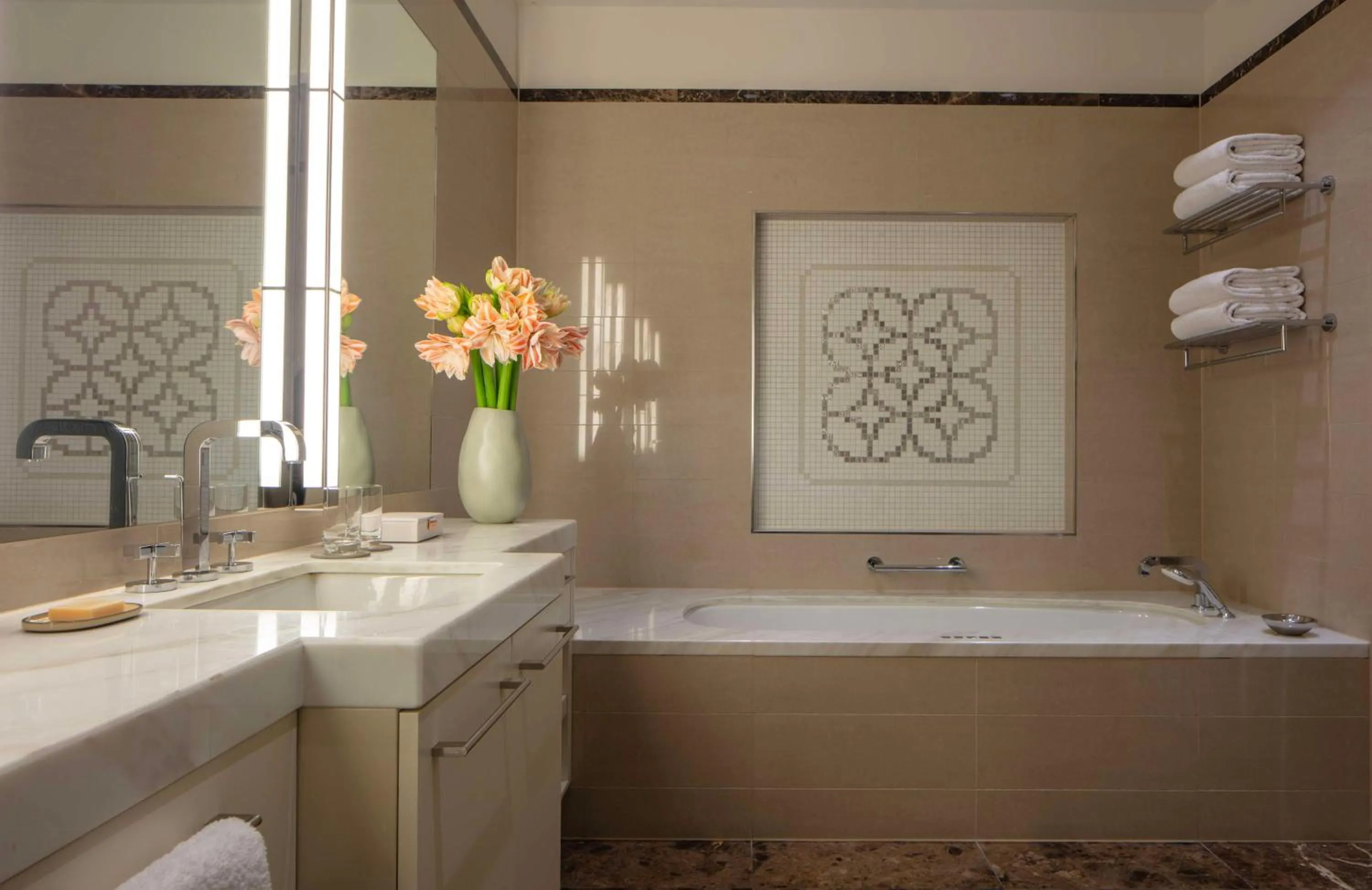 Bathroom in Anantara Palais Hansen Vienna - newly renovated