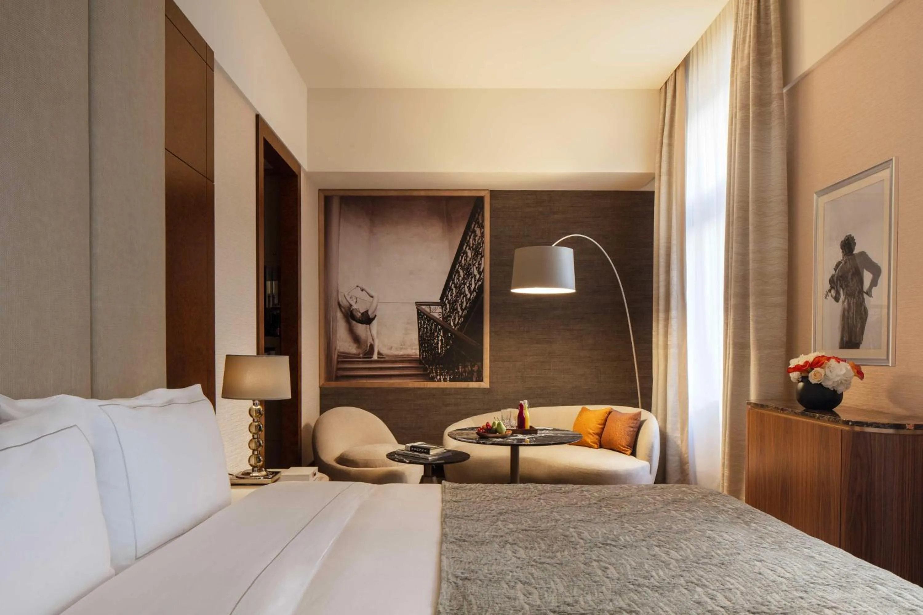 Bedroom, Bed in Anantara Palais Hansen Vienna - newly renovated
