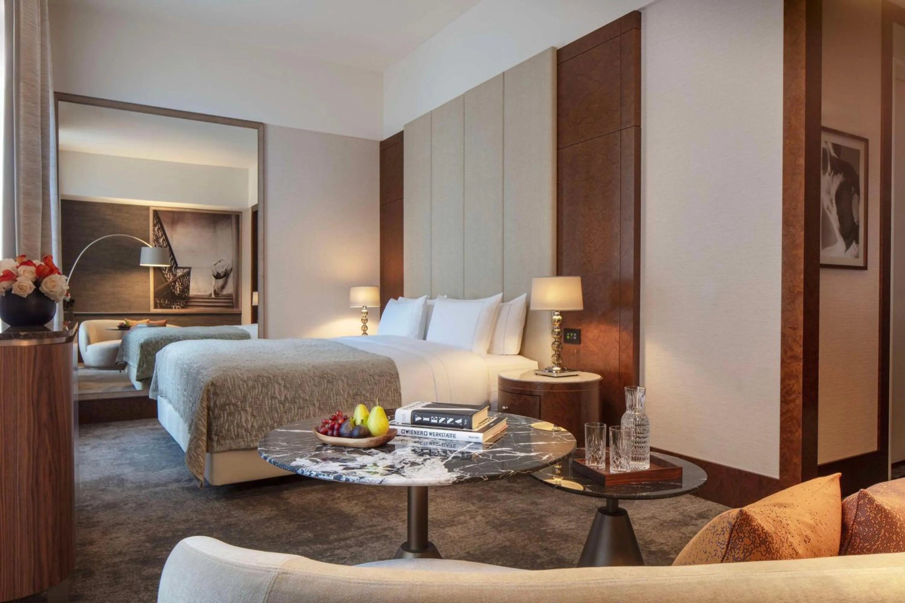 Bedroom, Bed in Anantara Palais Hansen Vienna - newly renovated