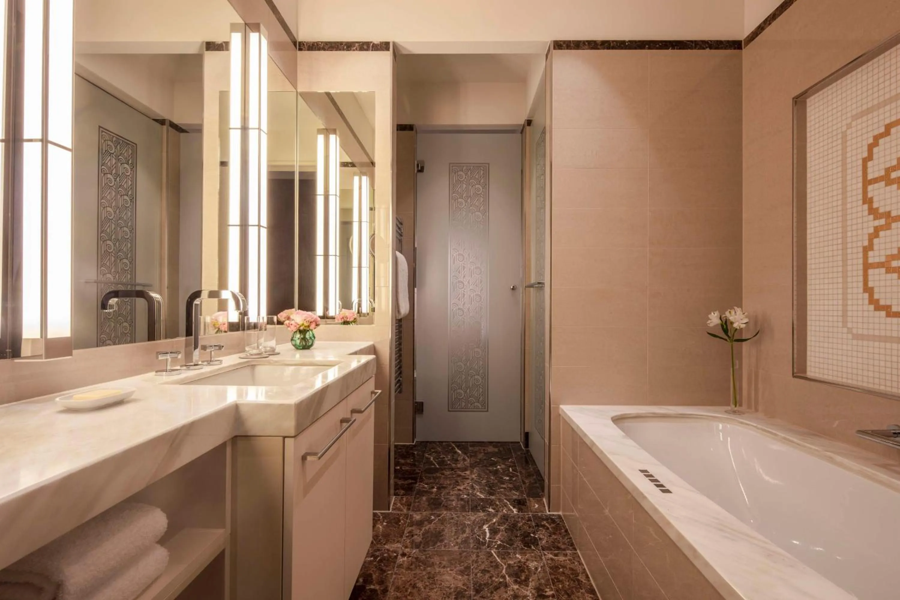 Bathroom in Anantara Palais Hansen Vienna - newly renovated