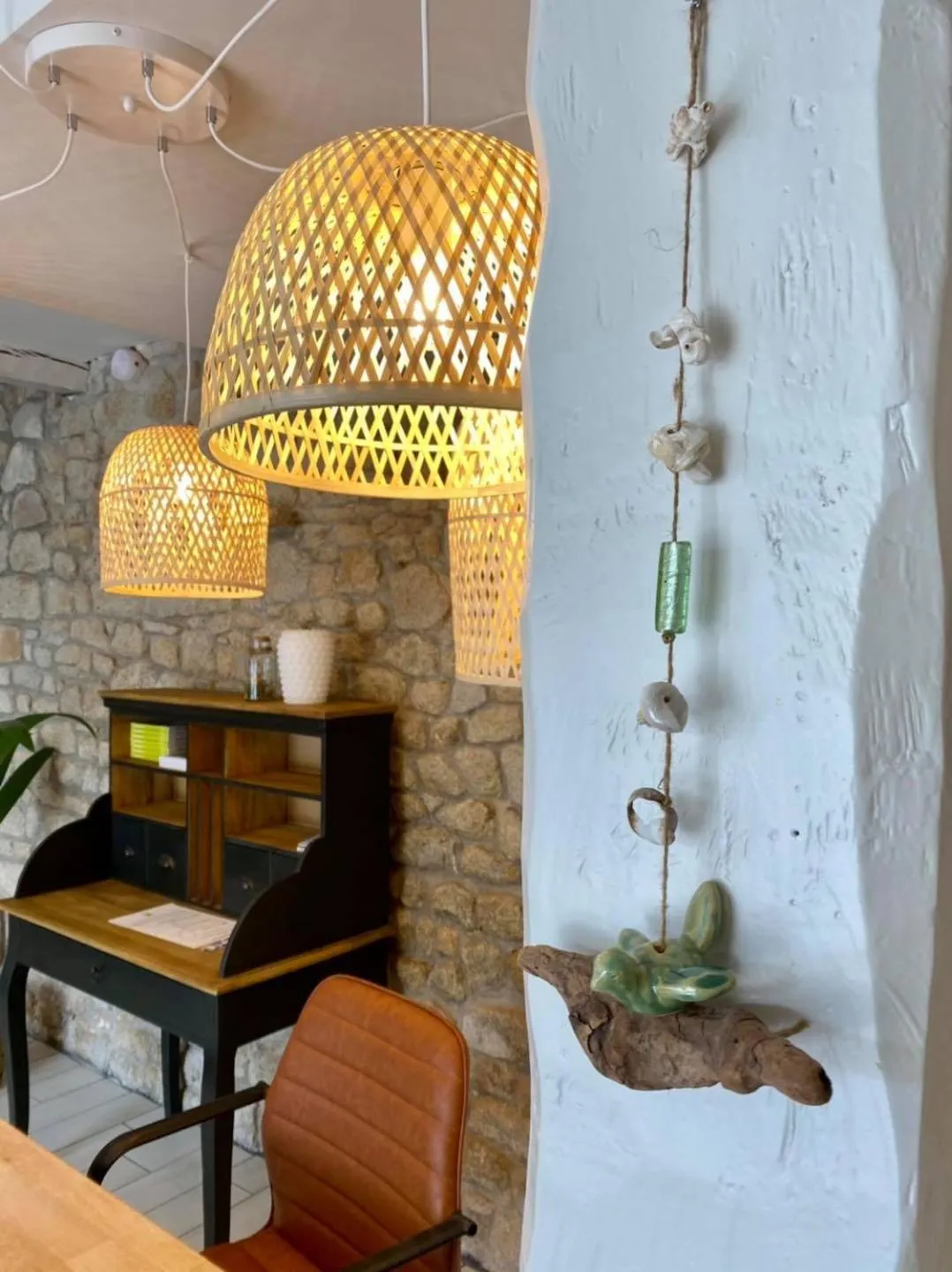 Decorative detail in Hôtel La Maison des Dunes