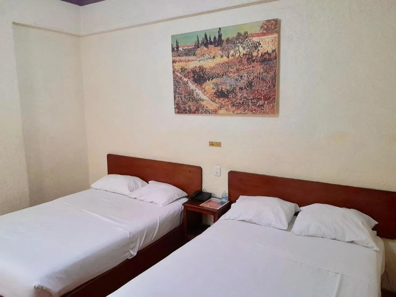 Bed in Hotel Capri de Leon Mexico