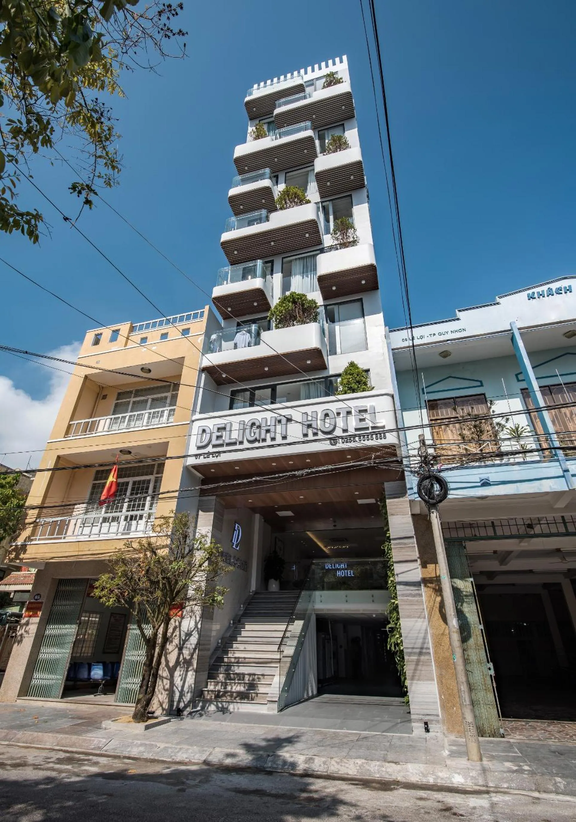 Property building in Delight Hotel