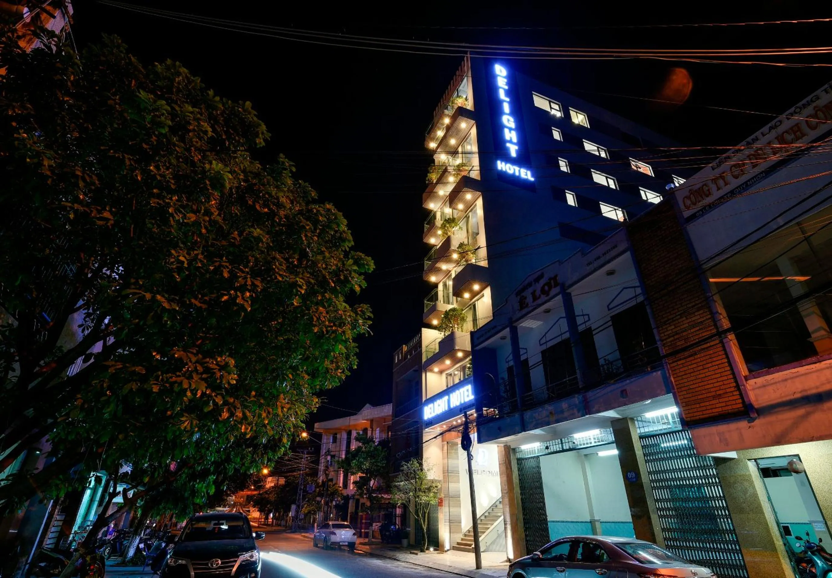 Property building in Delight Hotel