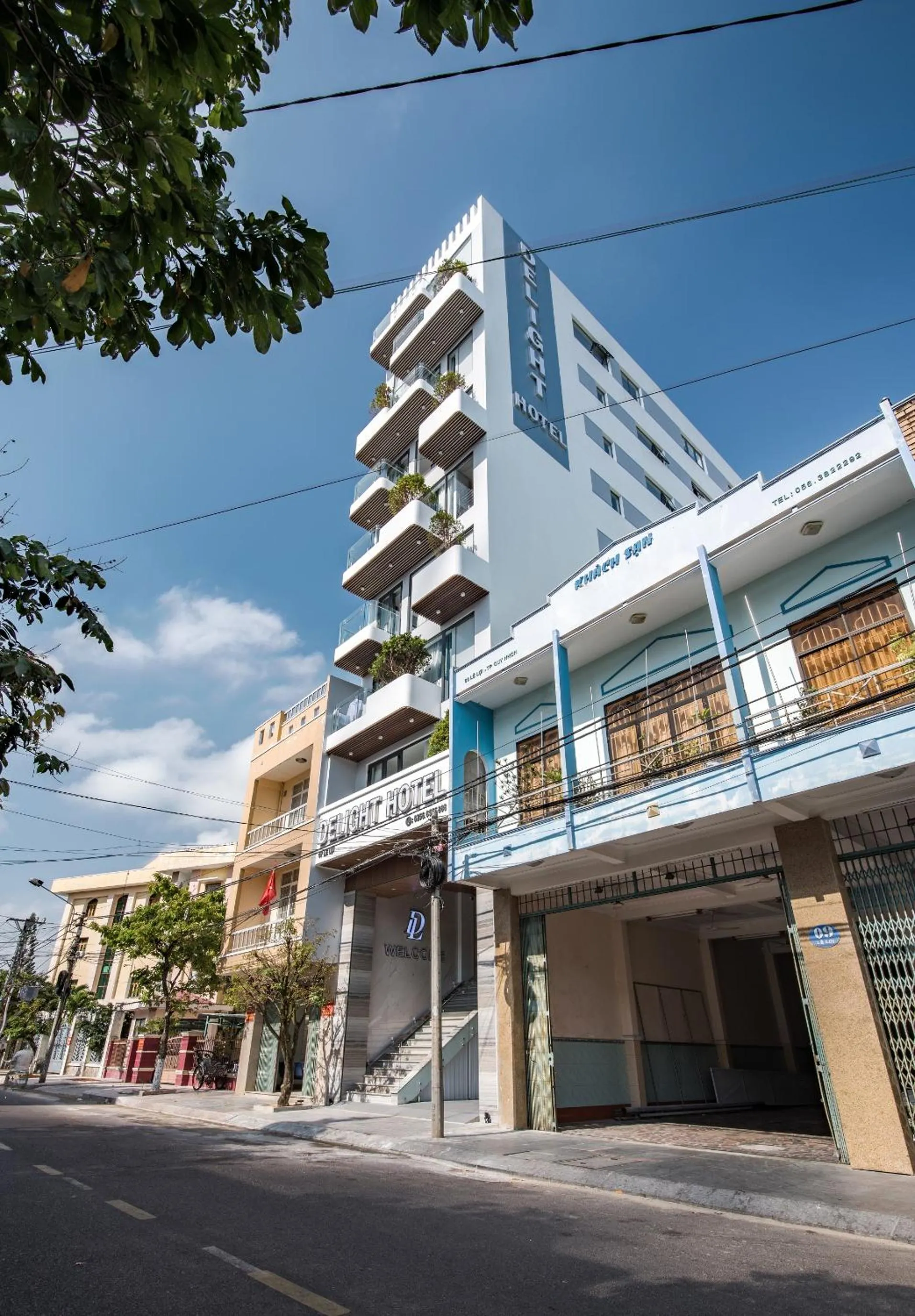 Property building in Delight Hotel