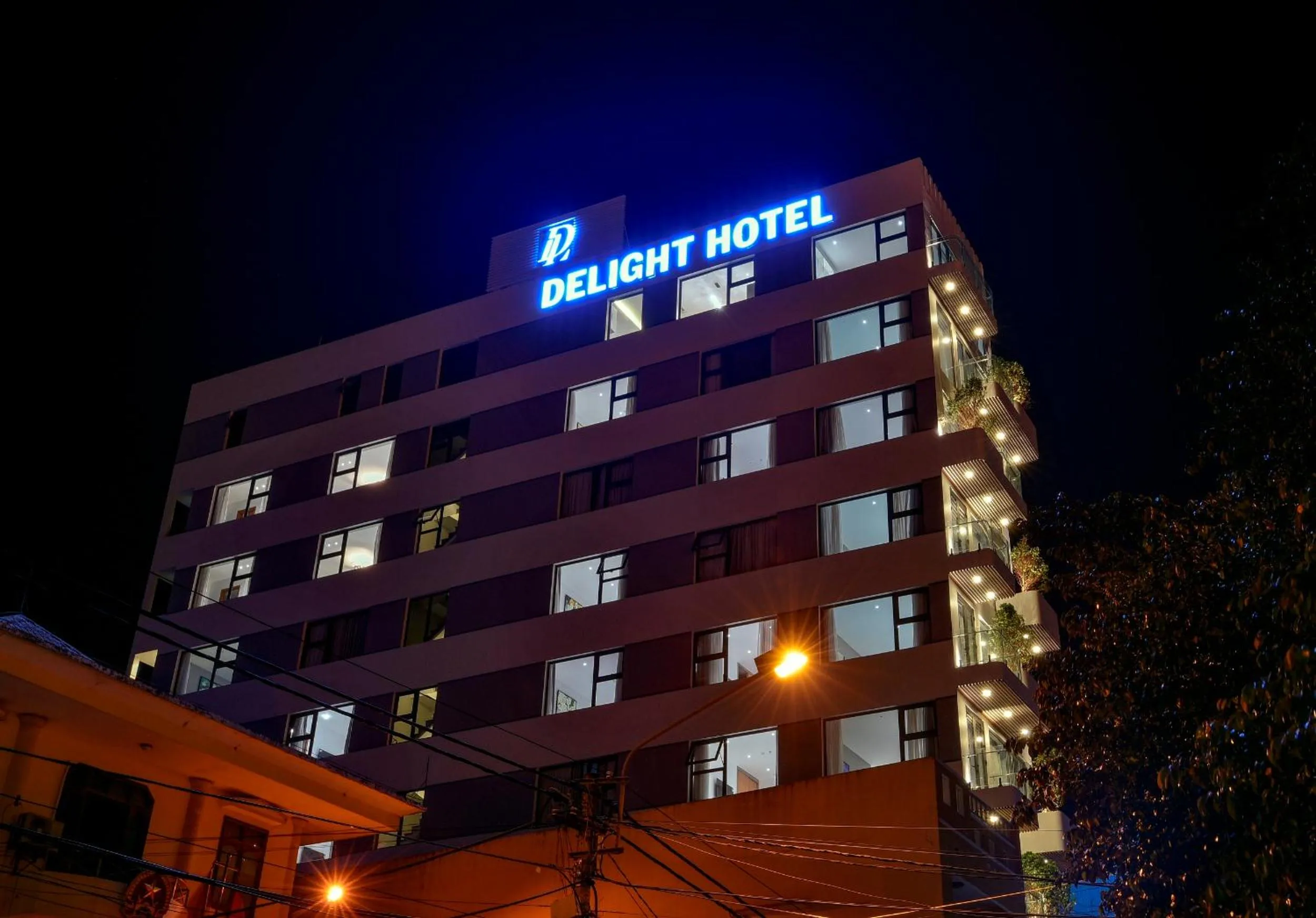 Property building in Delight Hotel