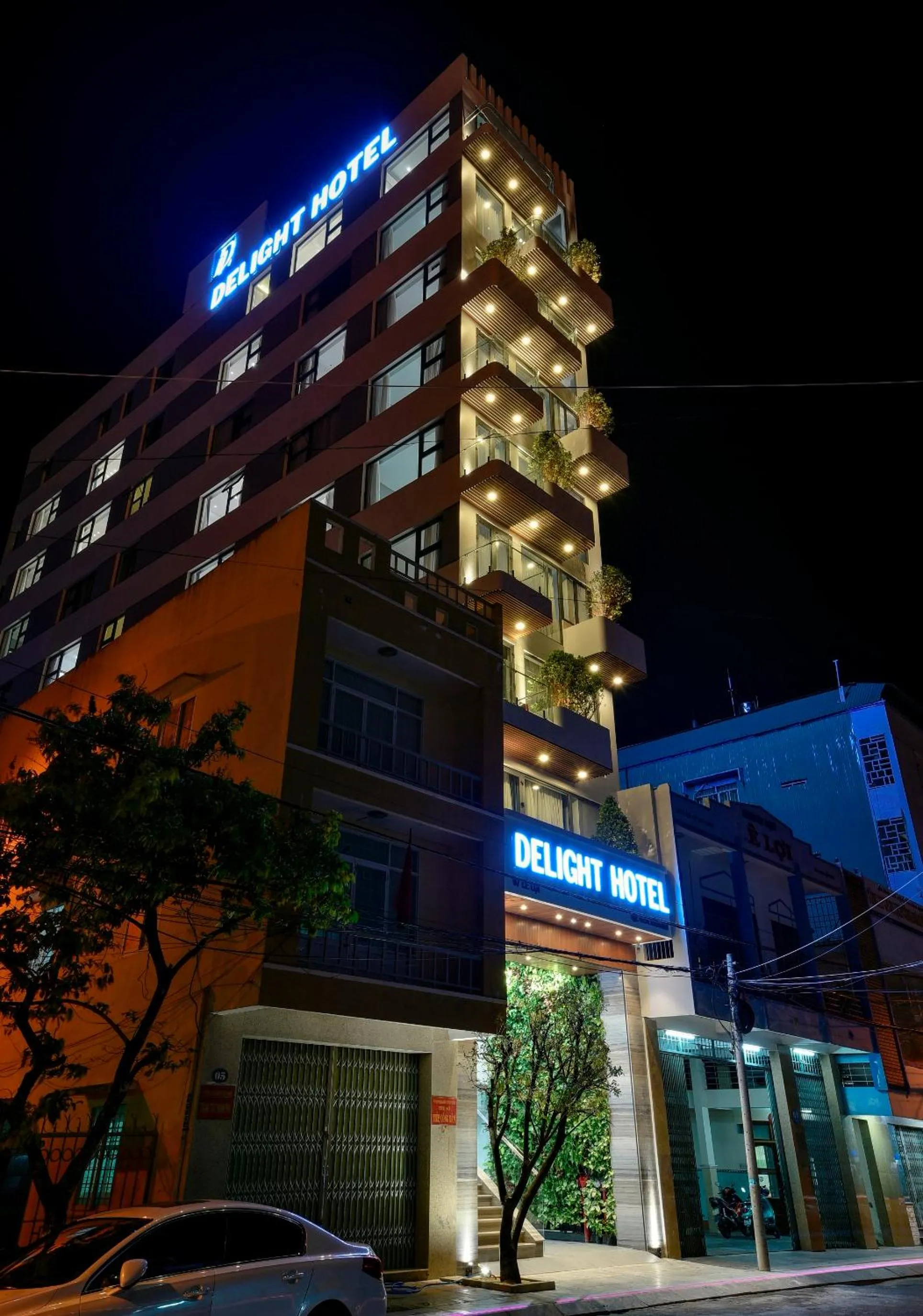 Property building in Delight Hotel