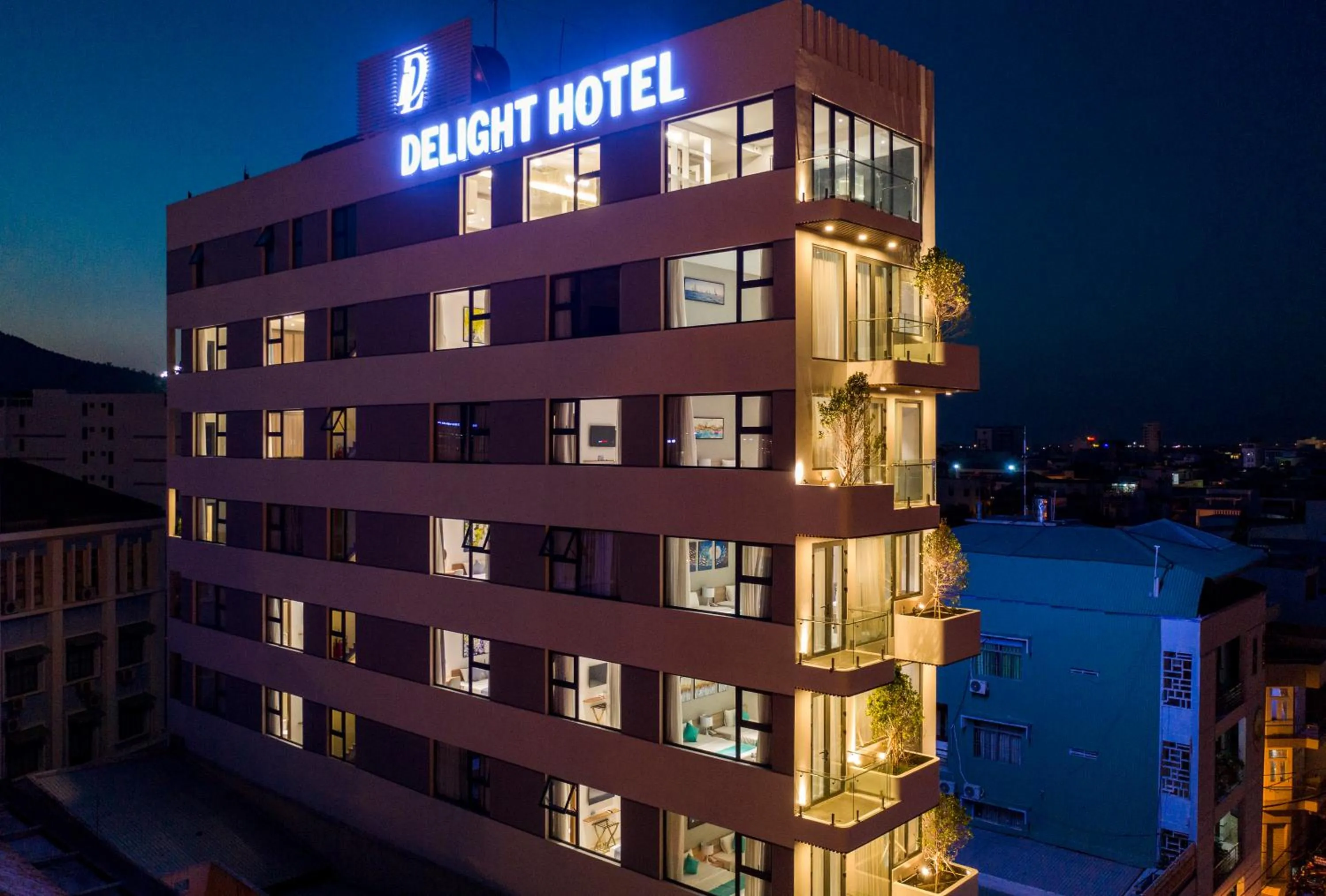 Property building in Delight Hotel