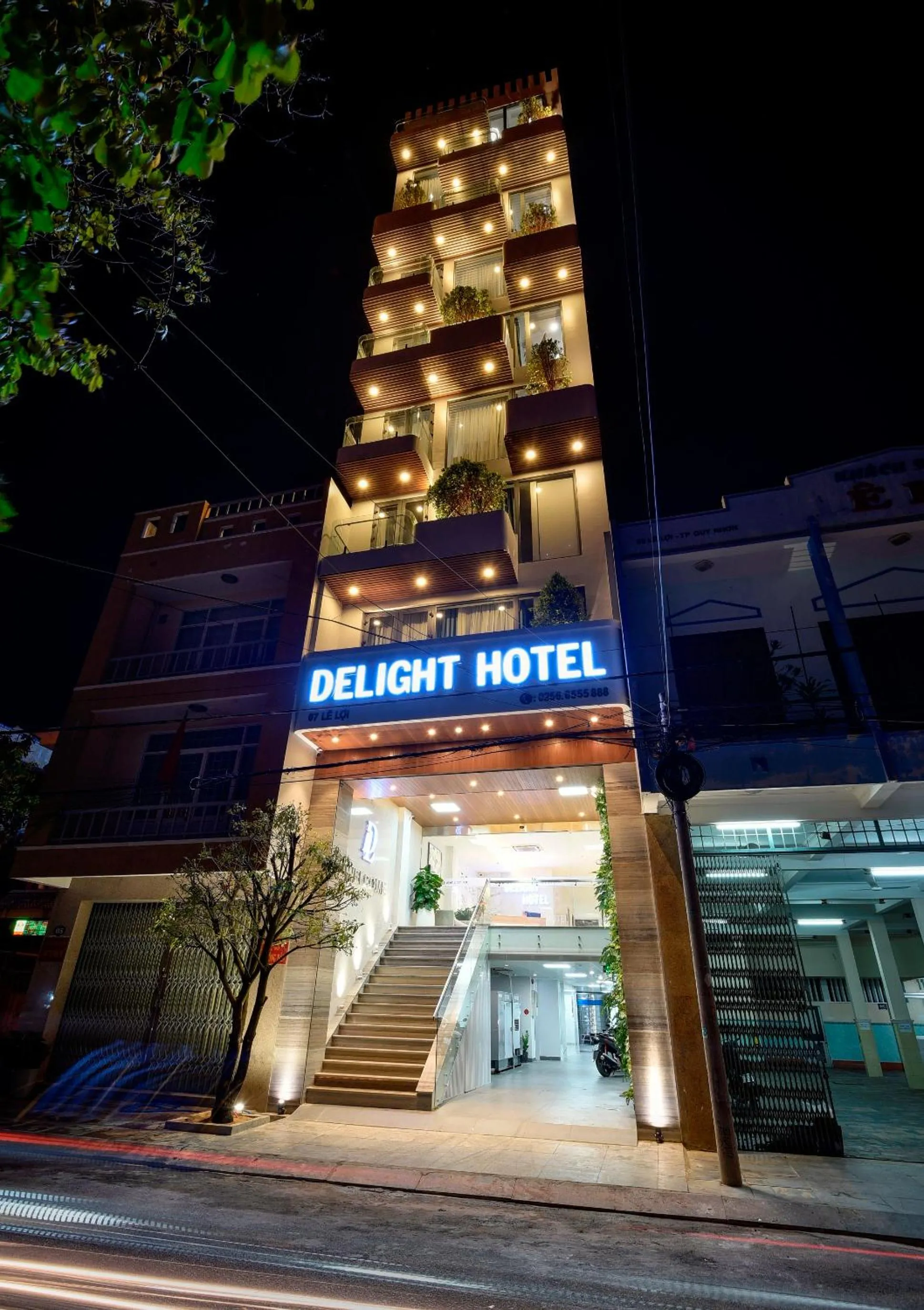 Property building in Delight Hotel