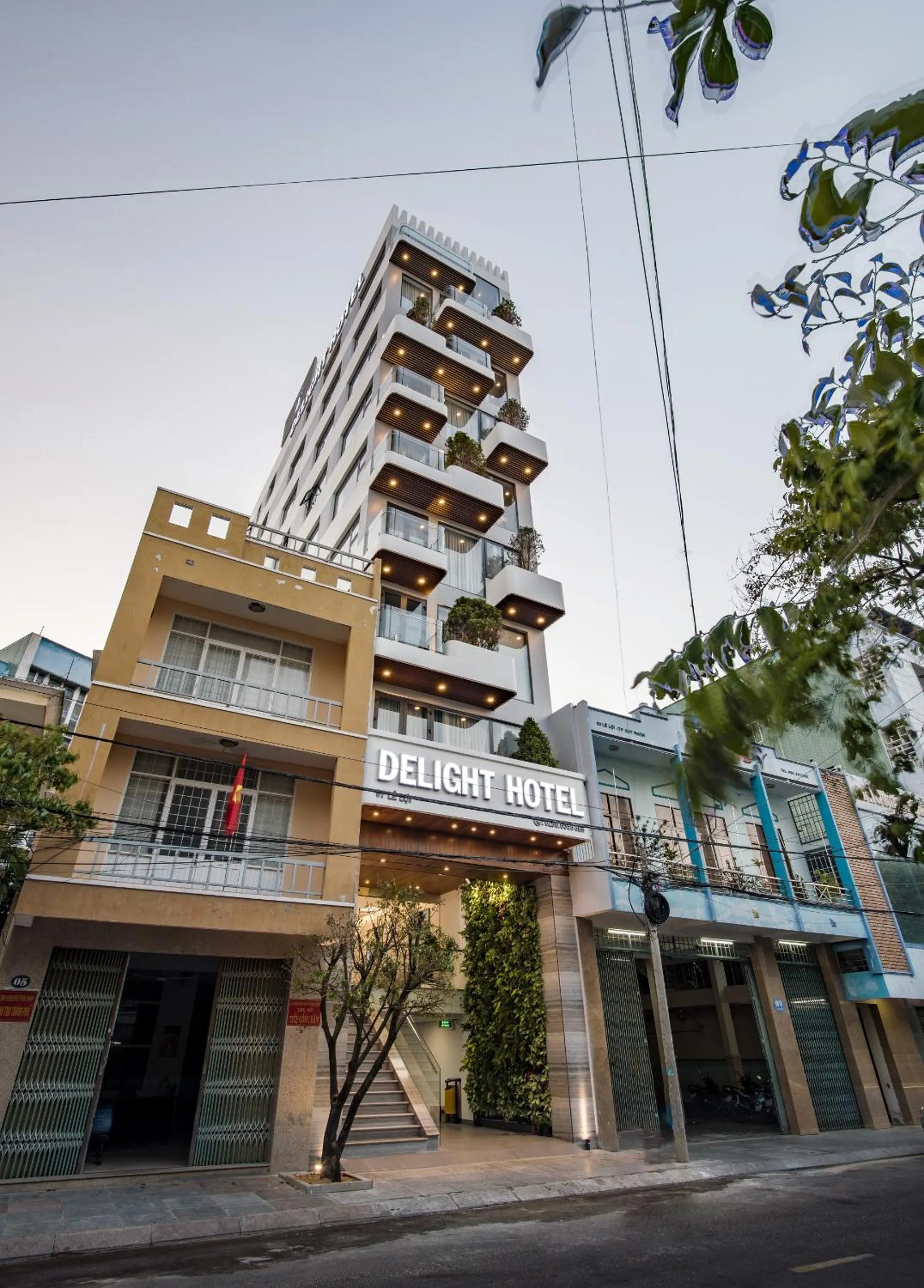 Property building in Delight Hotel