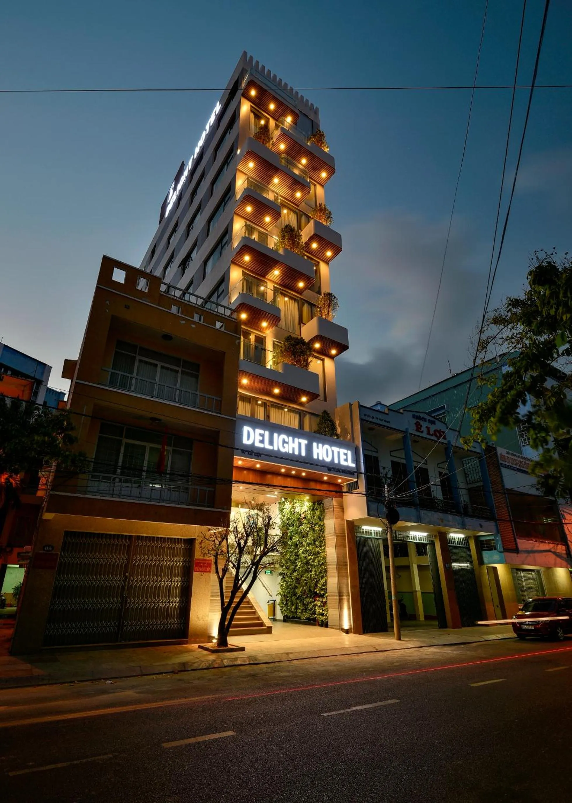 Property building in Delight Hotel