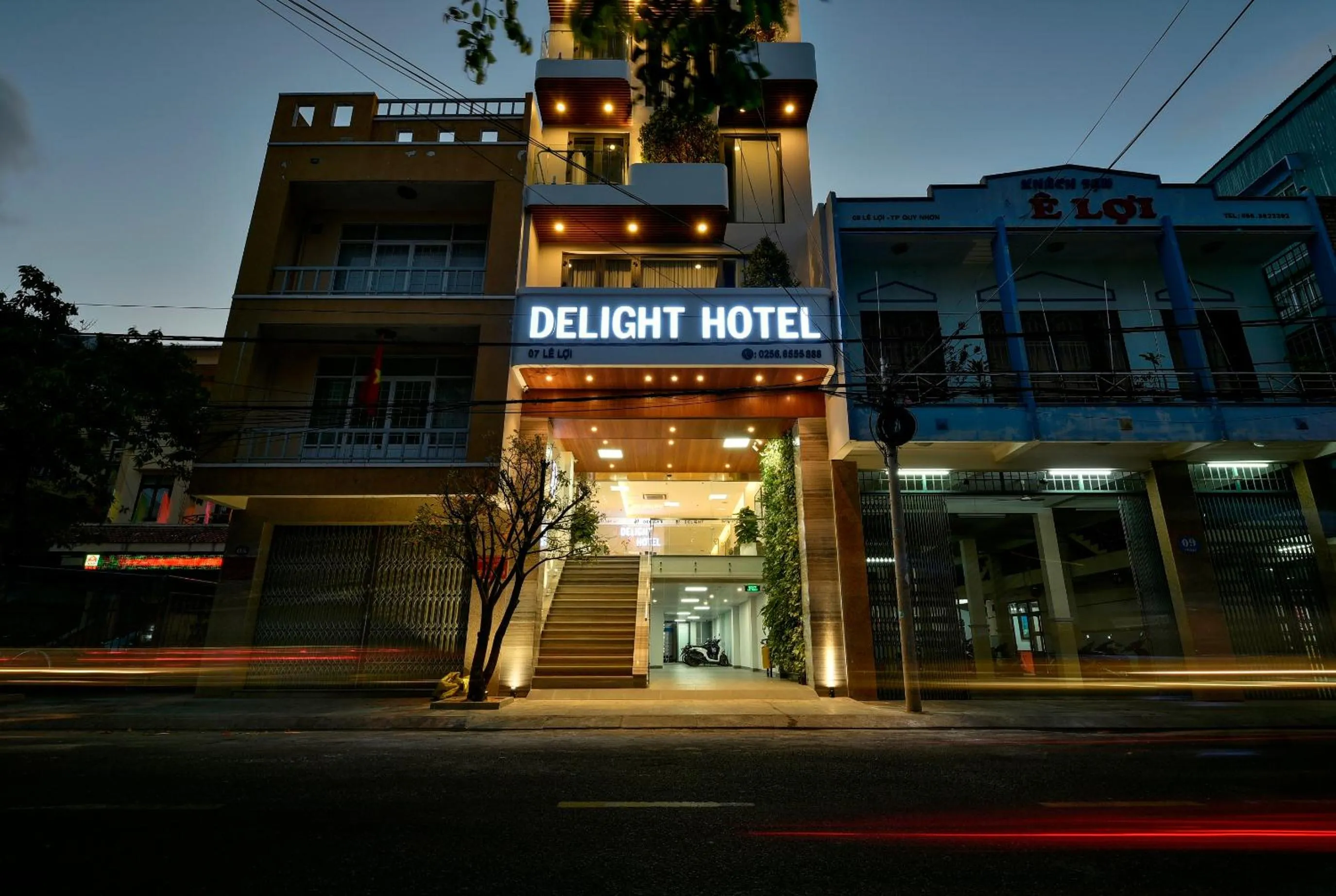 Property building in Delight Hotel