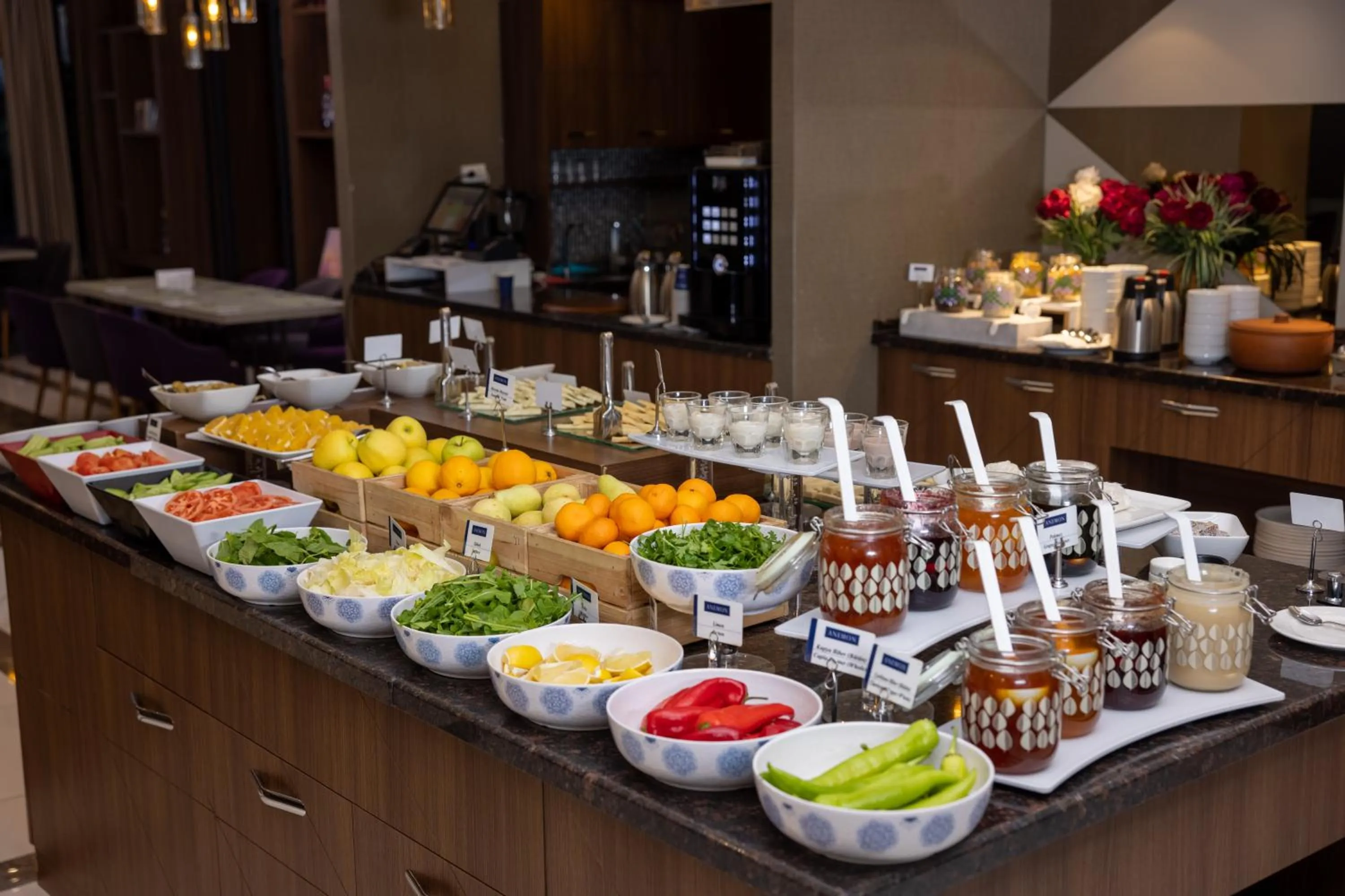 Buffet breakfast in Anemon Kent Mersin Otel