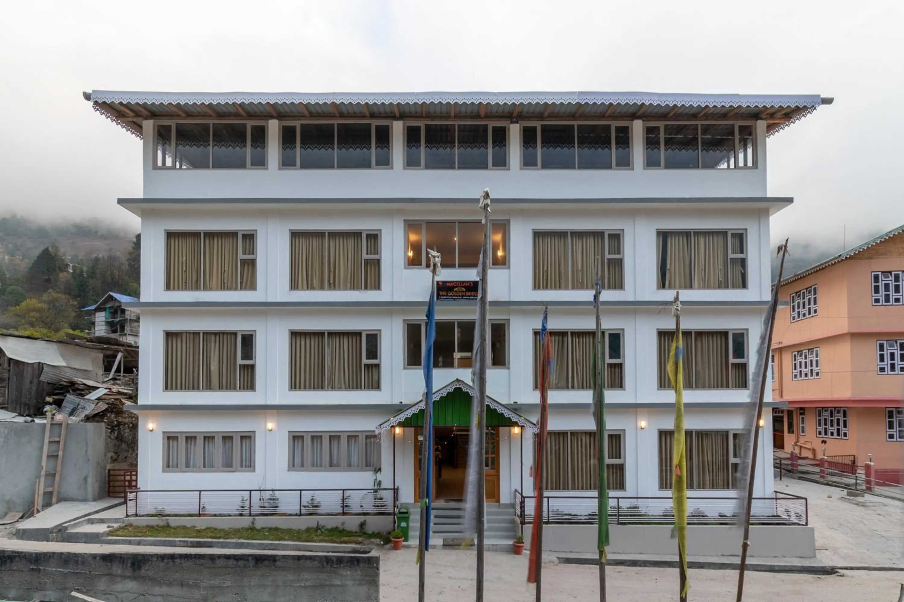 Facade/entrance in Magellan's The Golden Bridge
