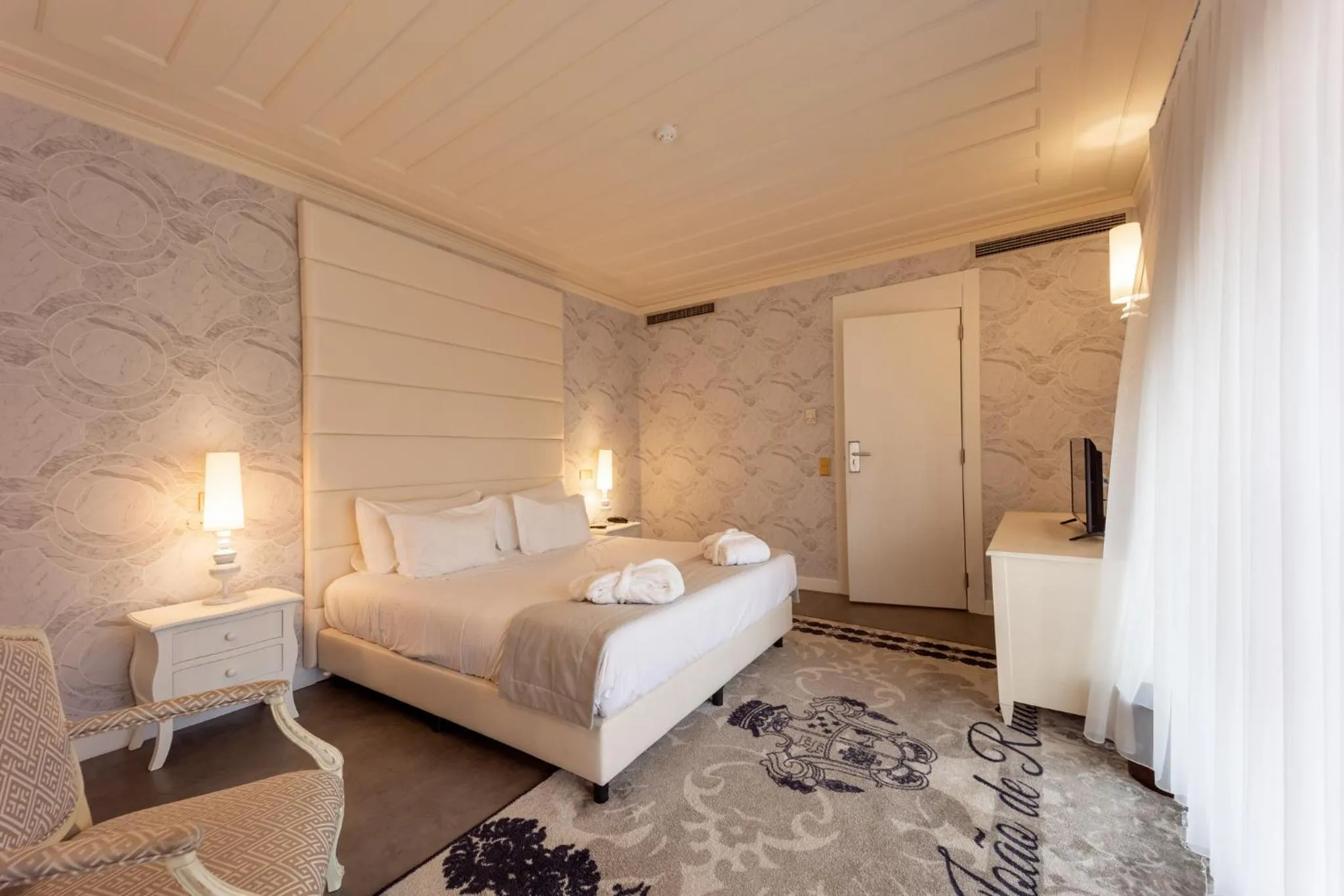 Bed in Palacio São Silvestre-Boutique Hotel