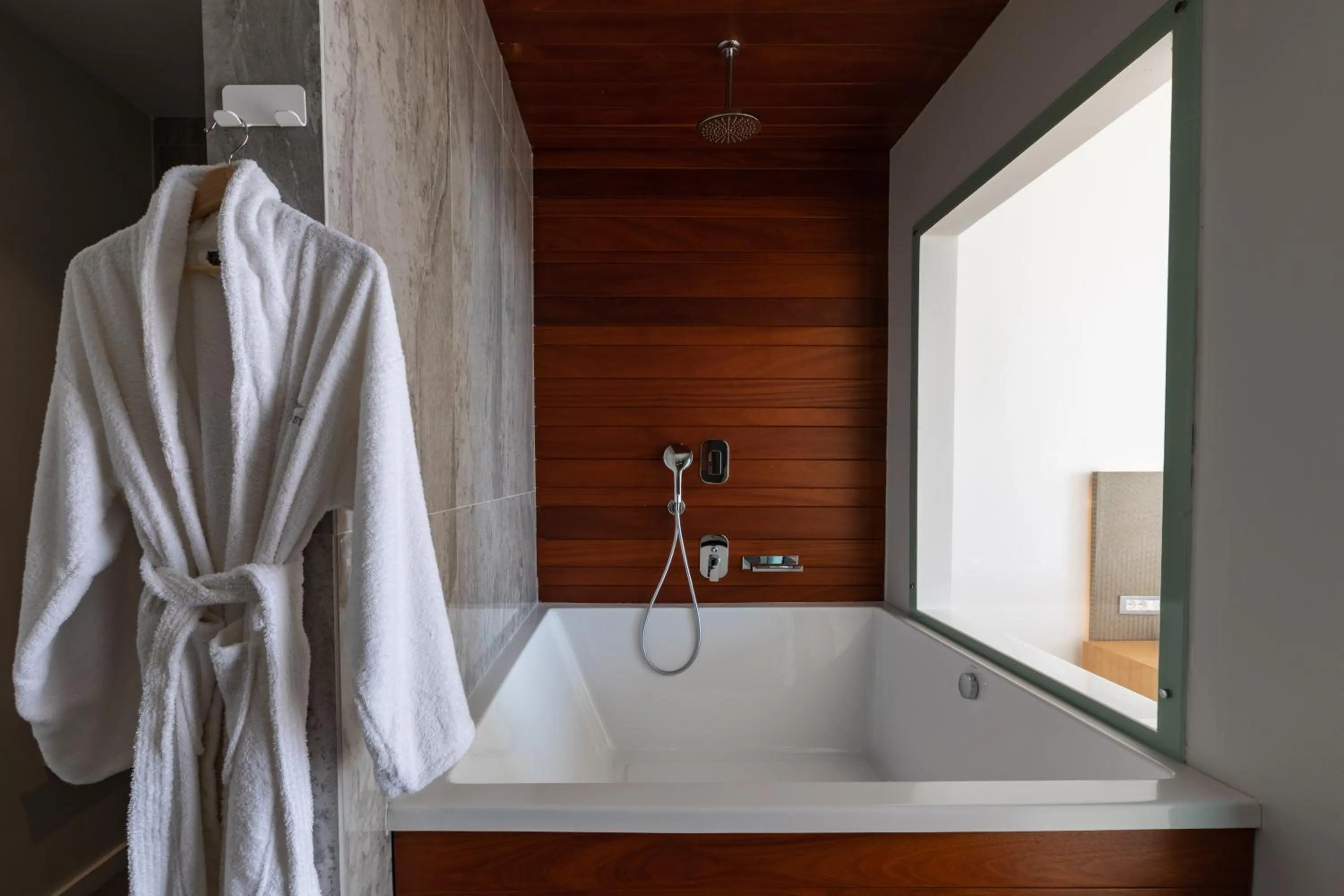 Shower in Messinian Icon Hotel & Suites