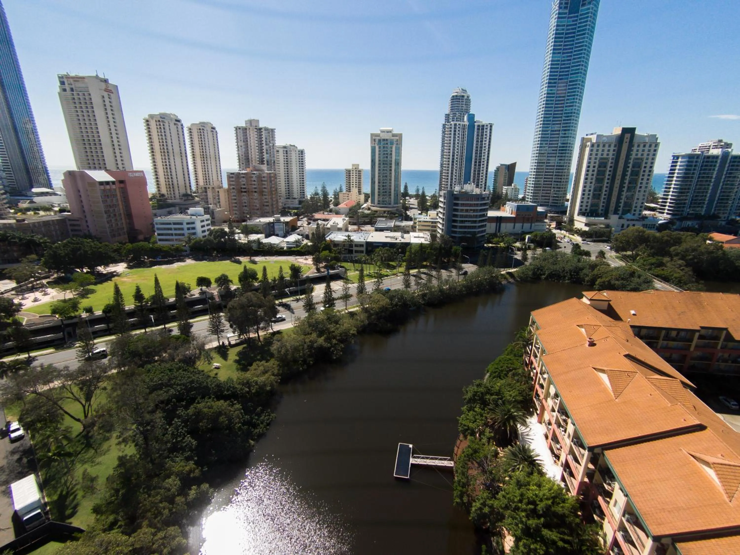 Bird's eye view in Paradise Island Resort