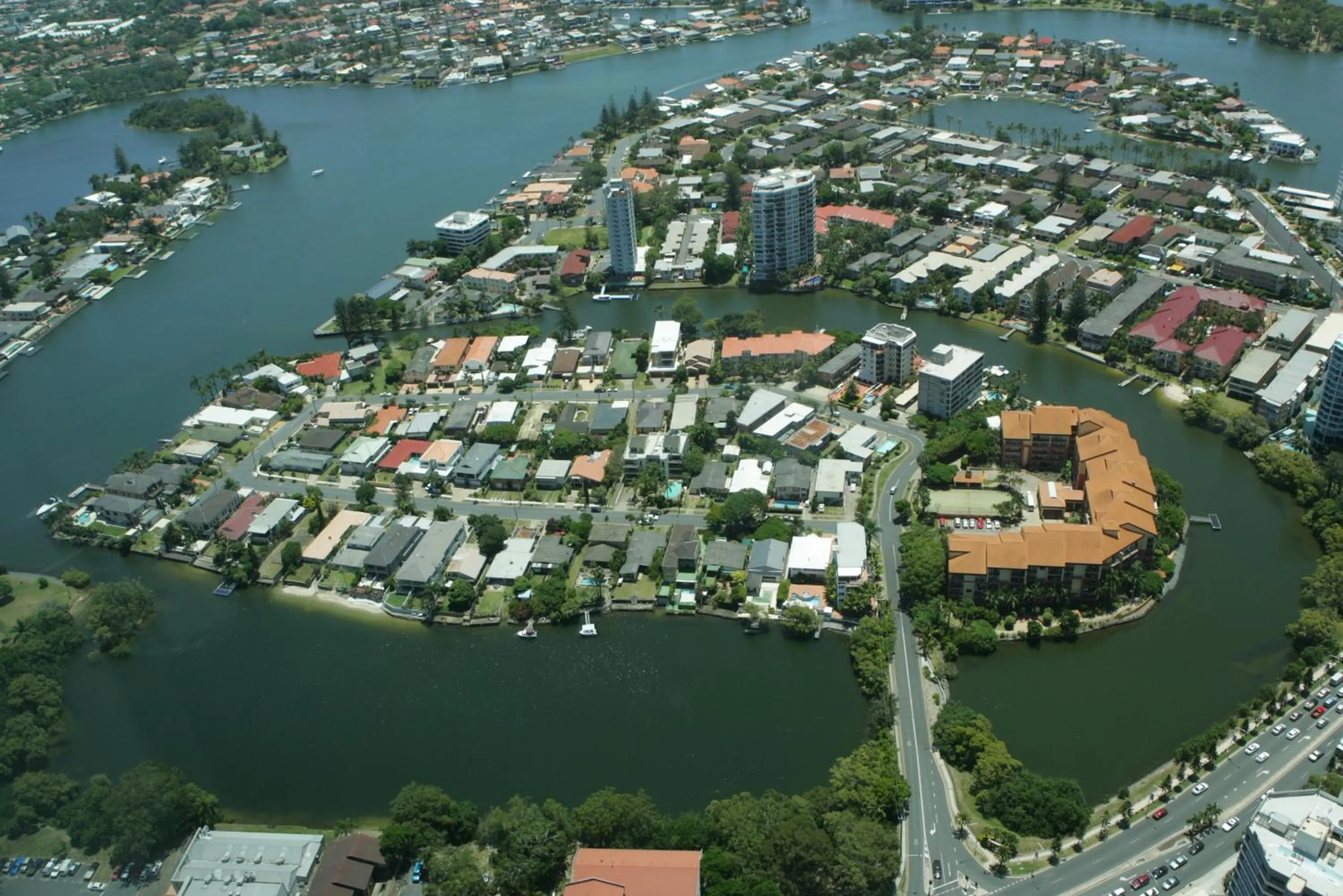 Bird's eye view in Paradise Island Resort