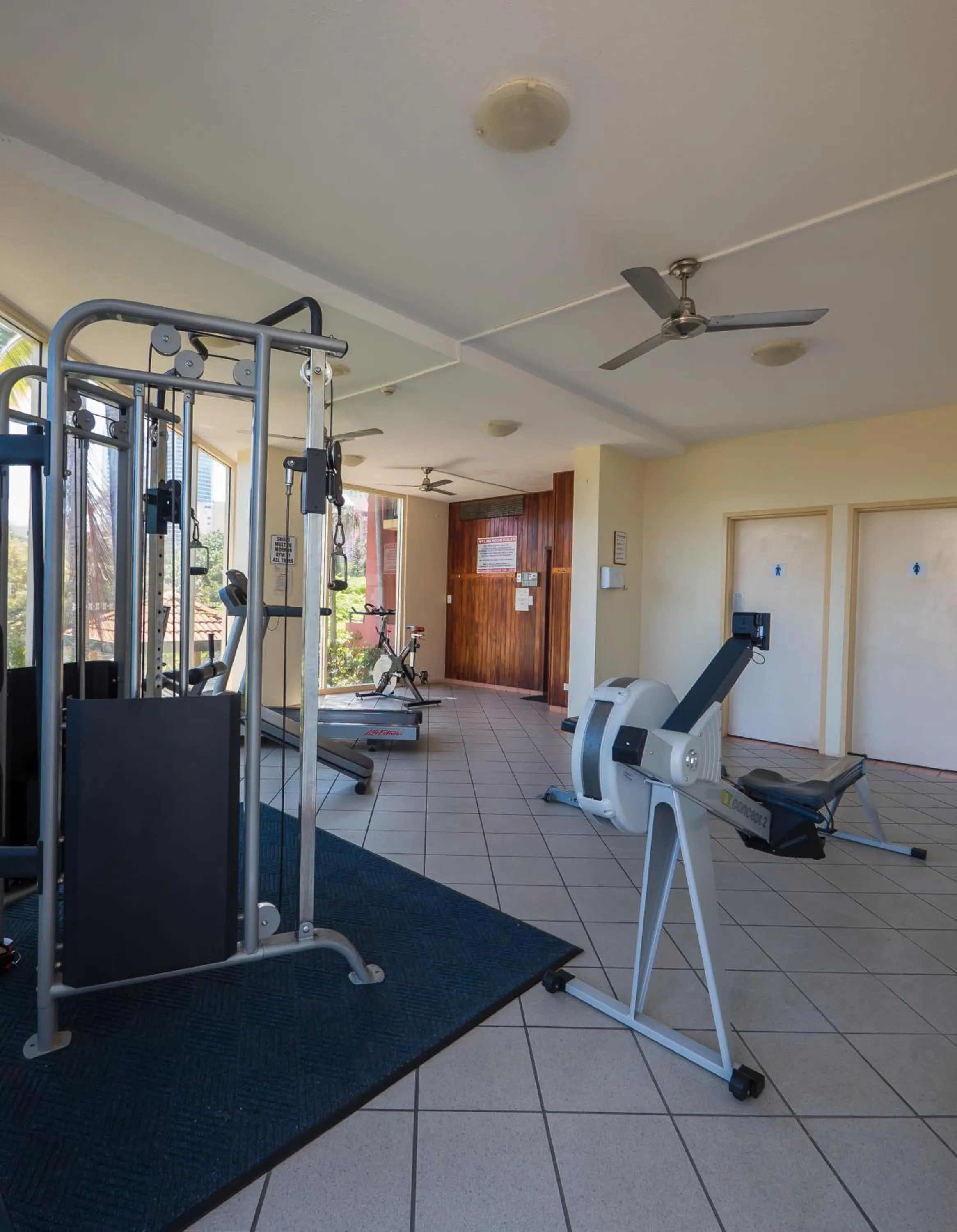 Fitness centre/facilities in Paradise Island Resort