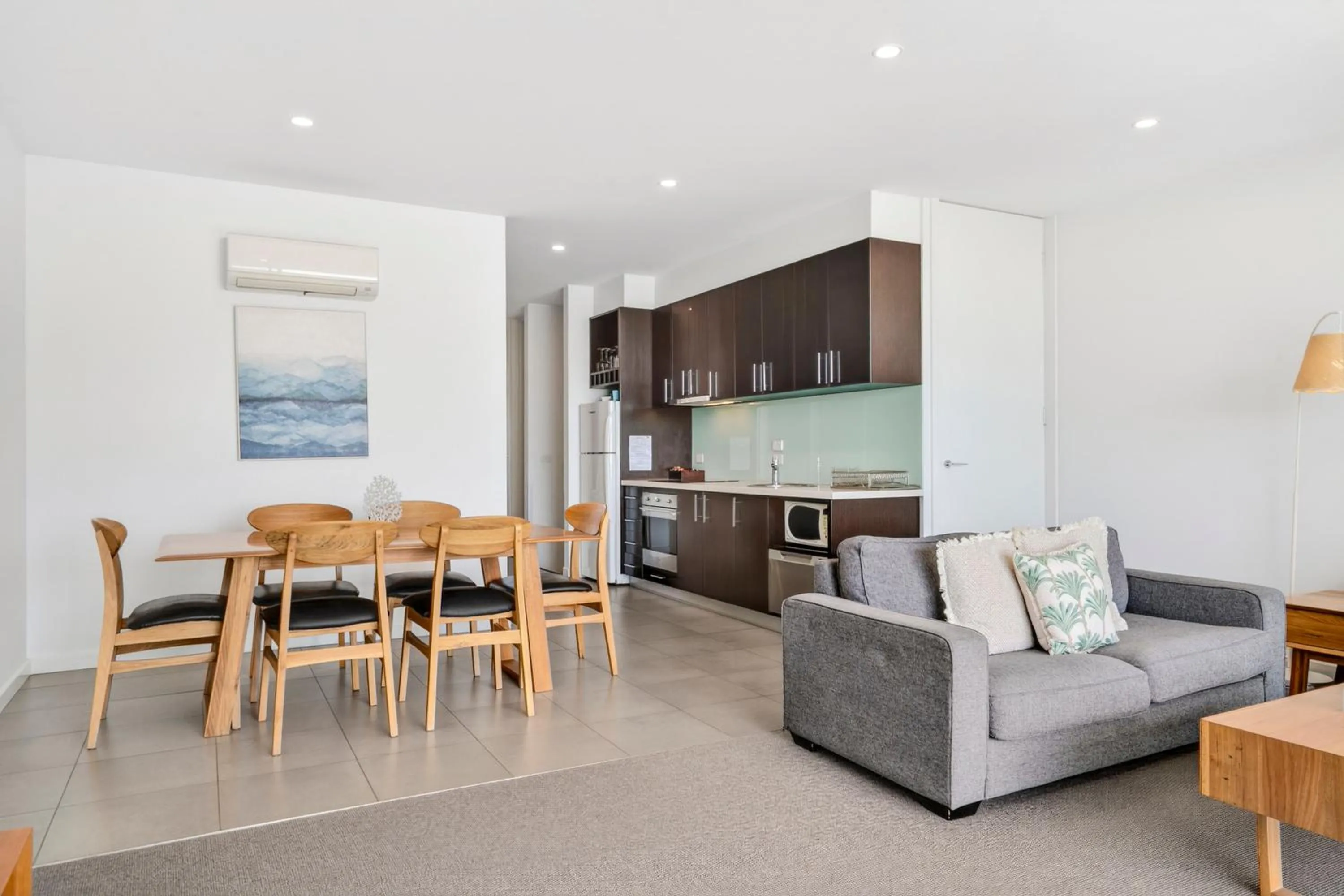 Dining area in The Dolphin Apartments